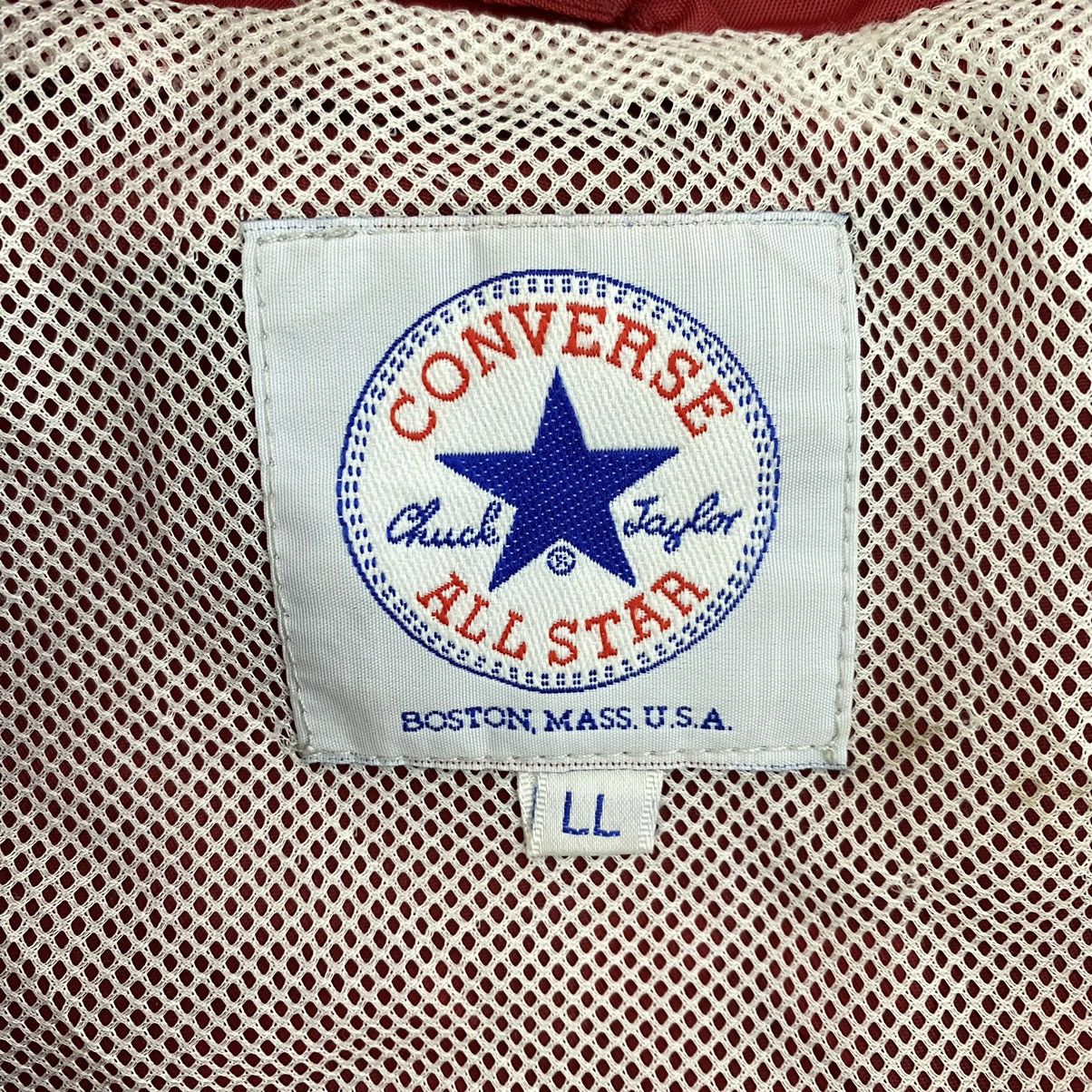 Converse CONVERSE ALL STAR Red Hooded Windbreaker Coach Jacket Size US XL / EU 56 / 4 - 8 Thumbnail