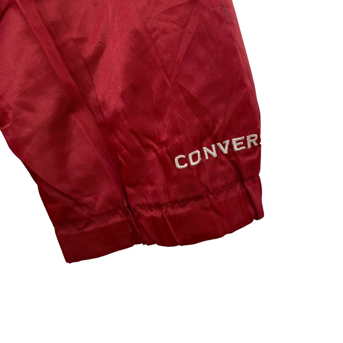 Converse CONVERSE ALL STAR Red Hooded Windbreaker Coach Jacket Size US XL / EU 56 / 4 - 5 Thumbnail