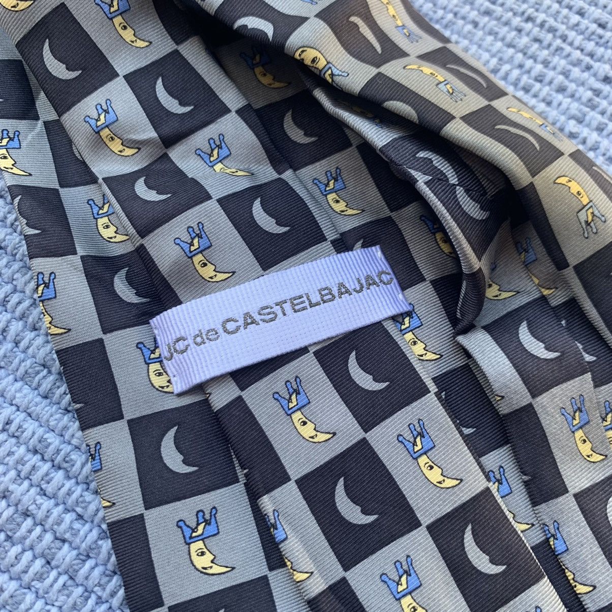 Jean Charles De Castelbajac Moon checked tie Size ONE SIZE - 5 Thumbnail