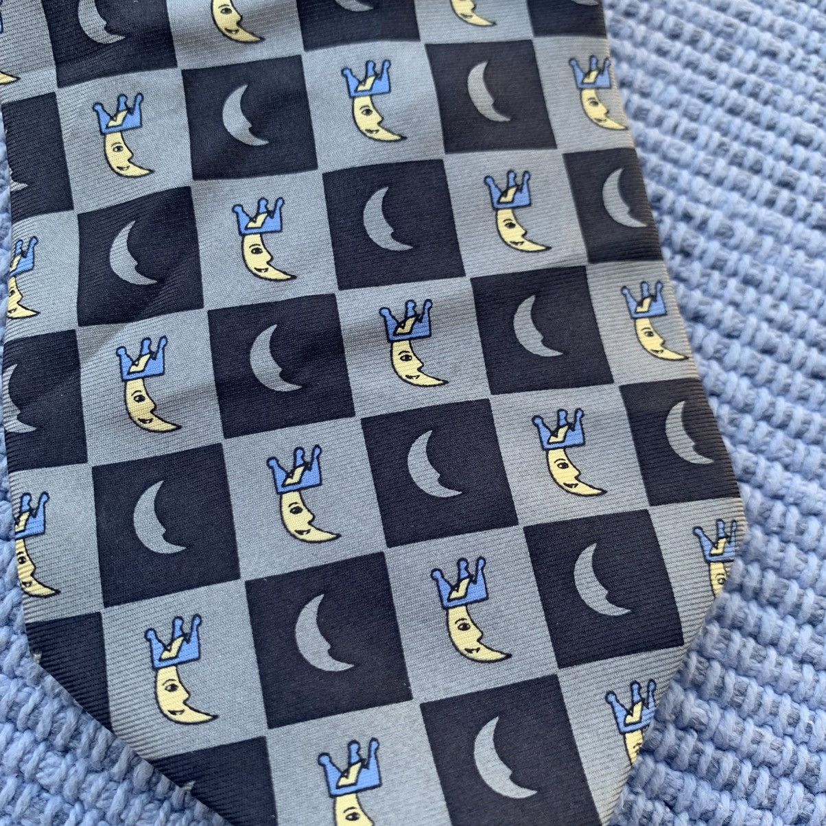 Jean Charles De Castelbajac Moon checked tie Size ONE SIZE - 2 Thumbnail