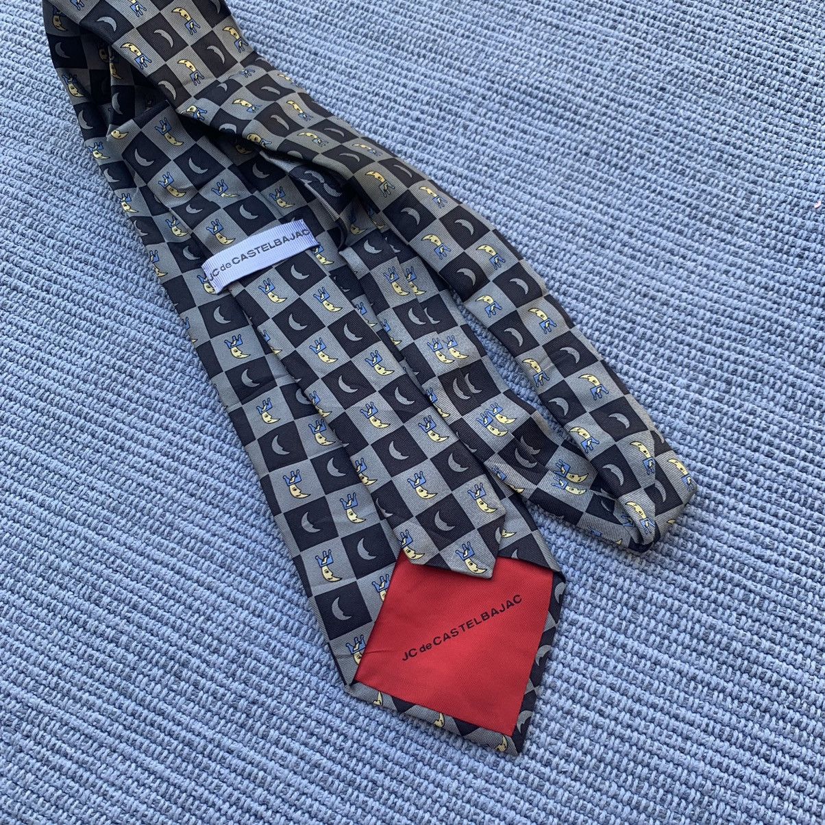 Jean Charles De Castelbajac Moon checked tie Size ONE SIZE - 3 Thumbnail
