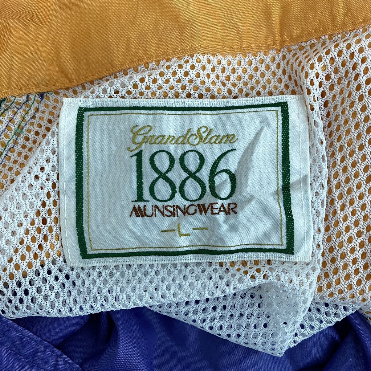 Grand Slam Vintage GRANDSLAM 1886 MUNSINGWEAR Protein Tex Print Bomber Size US XL / EU 56 / 4 - 4 Thumbnail