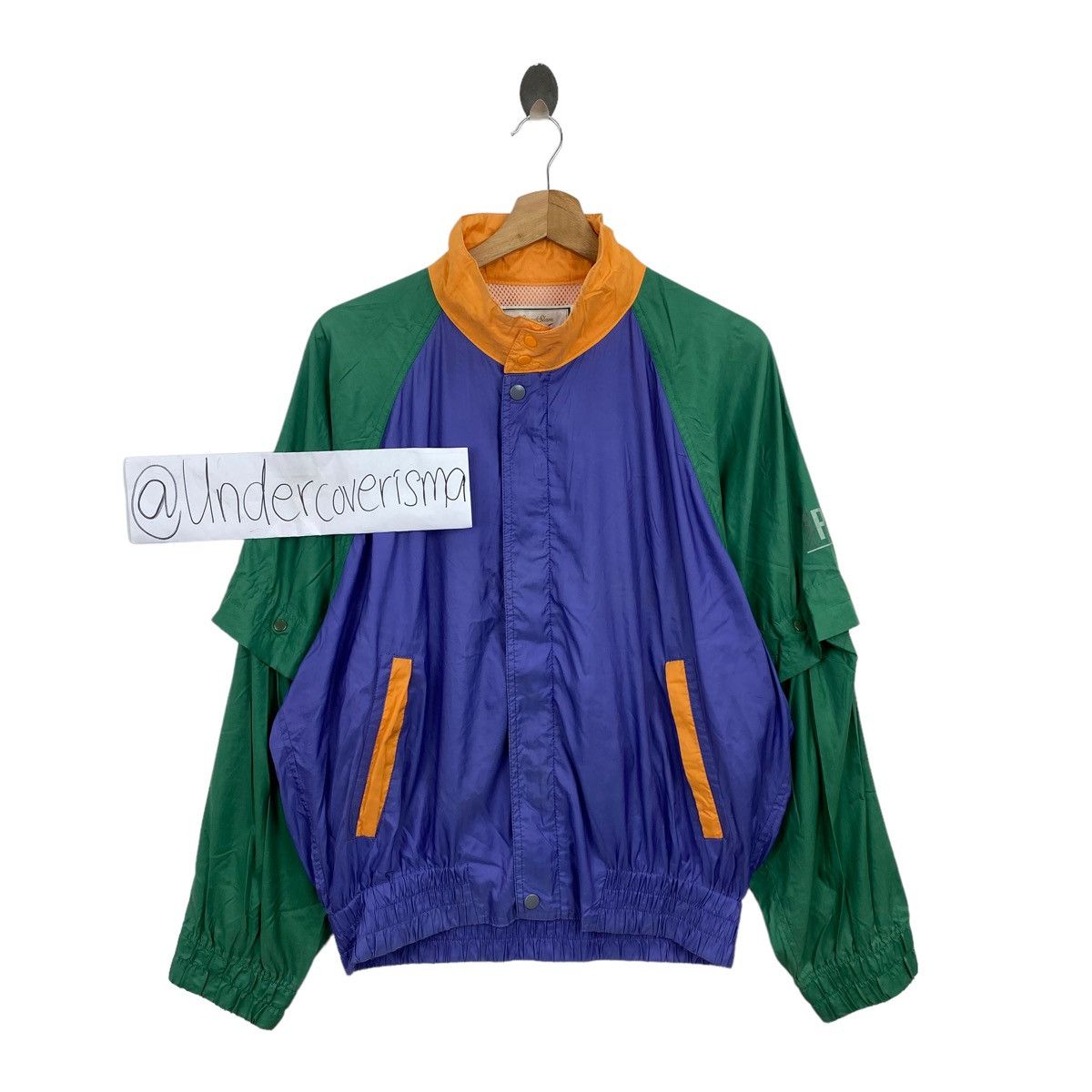 Grand Slam Vintage GRANDSLAM 1886 MUNSINGWEAR Protein Tex Print Bomber Size US XL / EU 56 / 4 - 1 Thumbnail