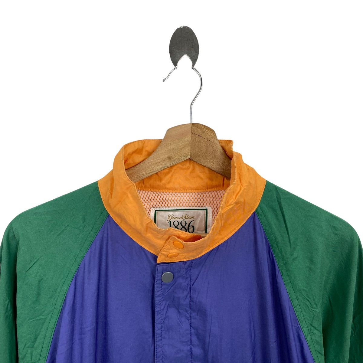 Grand Slam Vintage GRANDSLAM 1886 MUNSINGWEAR Protein Tex Print Bomber Size US XL / EU 56 / 4 - 2 Thumbnail