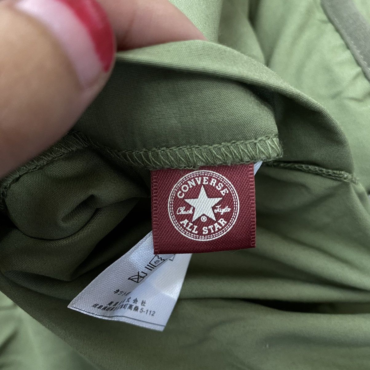 Converse × Vintage Vintage CONVERSE ALL STAR Reversible Button Up Bomber Jacket Size US L / EU 52-54 / 3 - 4 Thumbnail