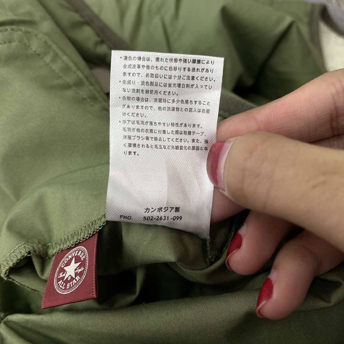 Converse × Vintage Vintage CONVERSE ALL STAR Reversible Button Up Bomber Jacket Size US L / EU 52-54 / 3 - 6 Thumbnail