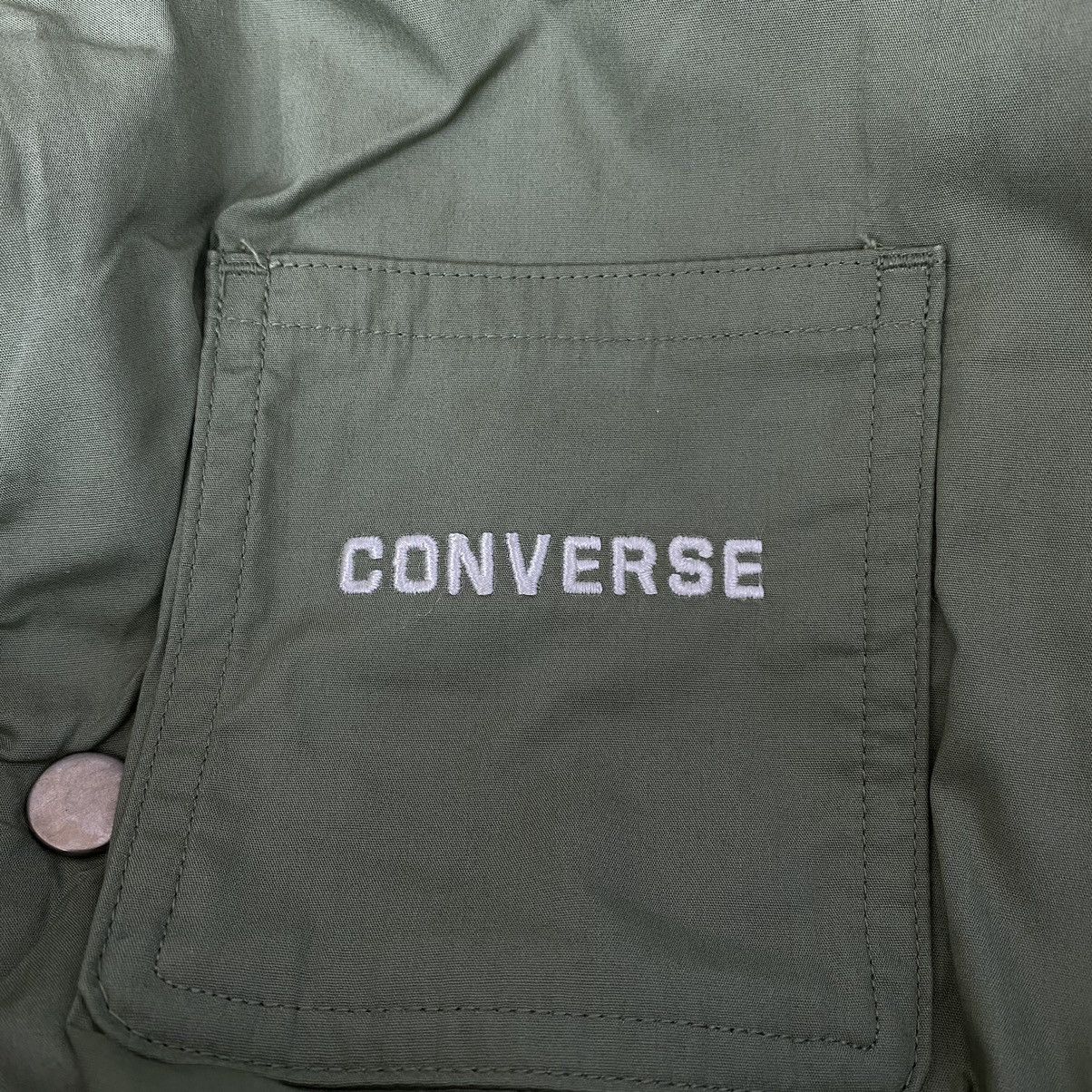 Converse × Vintage Vintage CONVERSE ALL STAR Reversible Button Up Bomber Jacket Size US L / EU 52-54 / 3 - 3 Thumbnail