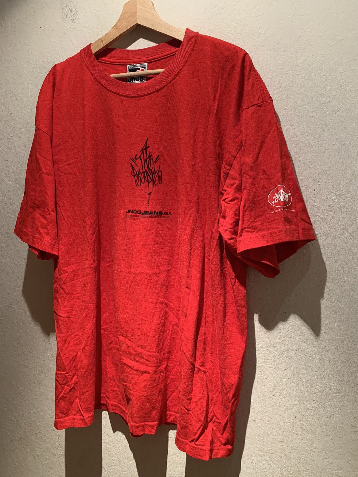JNCO × Vintage RARE Vintage 2000 JNCO See/Speak/Hear No Evil USA-Made Shirt Size US XL / EU 56 / 4 - 2 Thumbnail