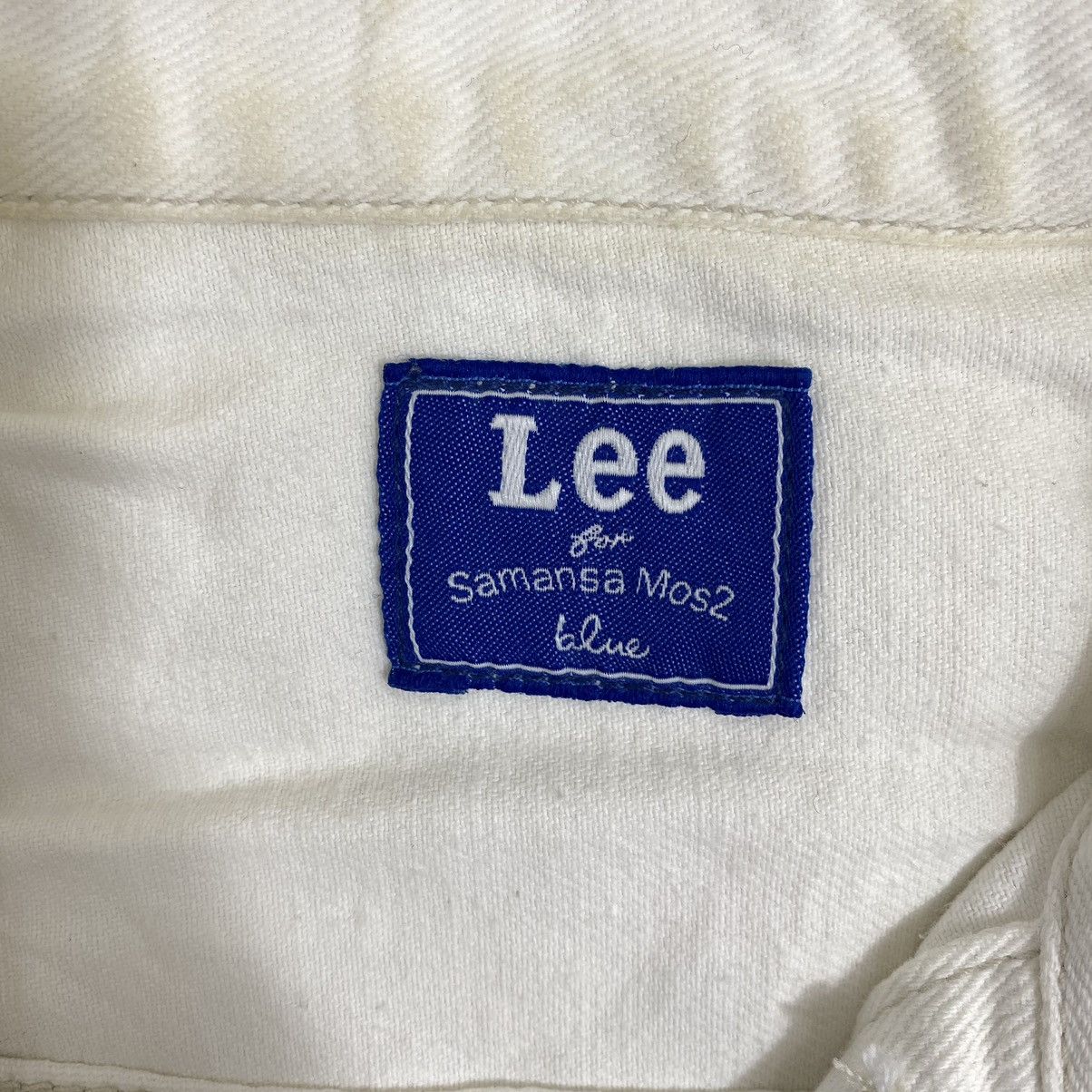 Lee × Vintage Vtg LEE For SAMANSA MOS2 Motorcycle Button Up Jeans Jacket Size US M / EU 48-50 / 2 - 6 Thumbnail