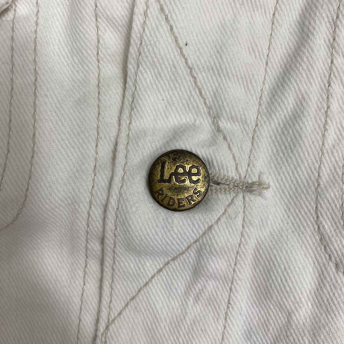 Lee × Vintage Vtg LEE For SAMANSA MOS2 Motorcycle Button Up Jeans Jacket Size US M / EU 48-50 / 2 - 4 Thumbnail