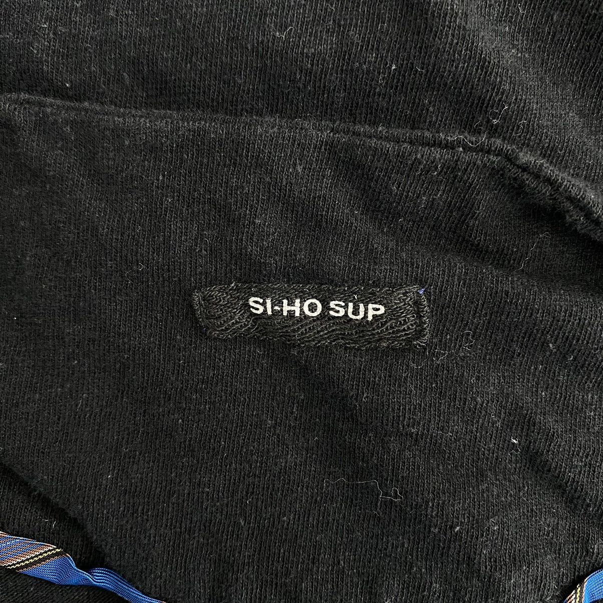 Japanese Brand SI-HO SUP Japanese Brand Black Sexy Short Sleeve Shirt Size S / US 4 / IT 40 - 4 Thumbnail