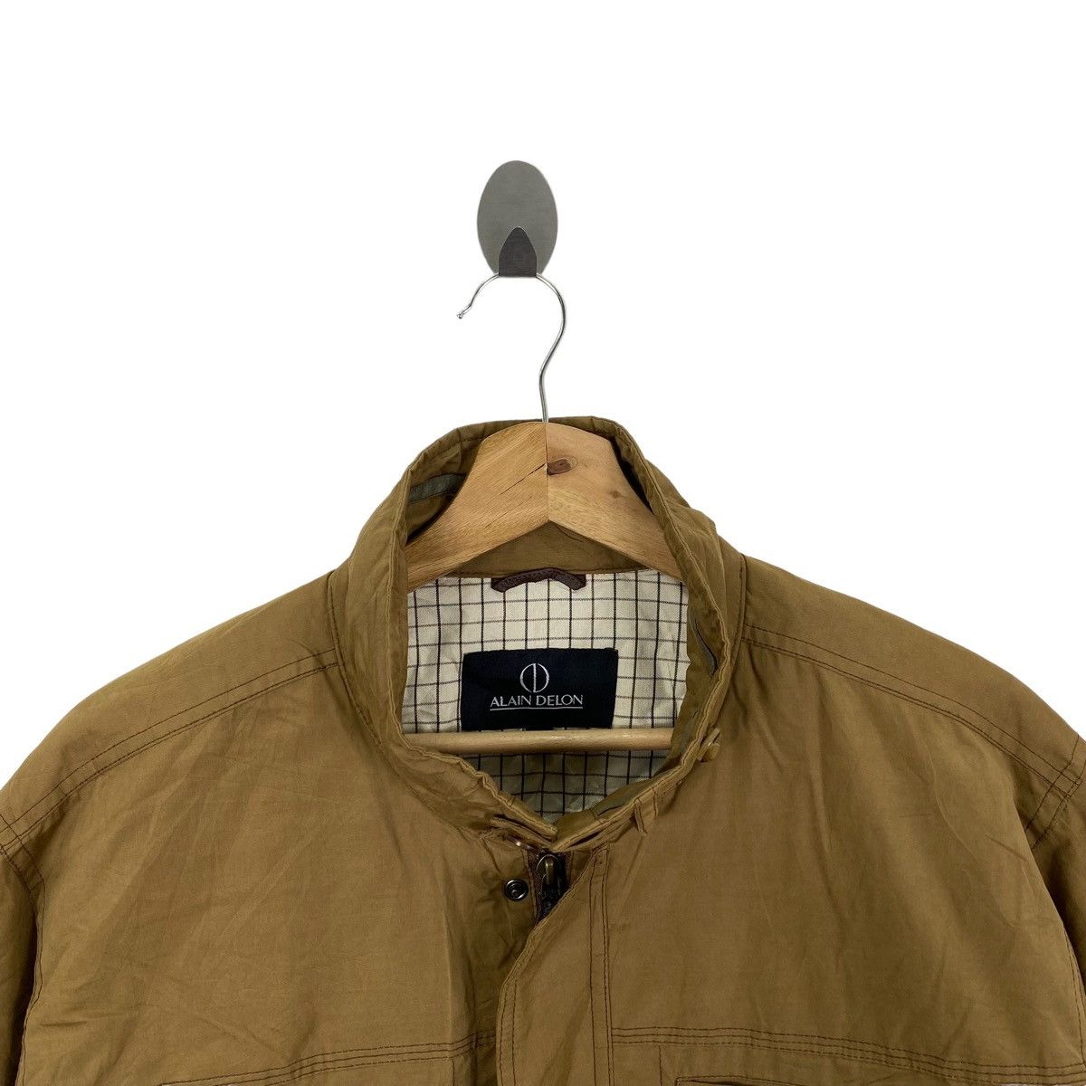 Vintage ALAIN DELON Multi Pocket Full Zip Brown Hiking Windbreaker Size US L / EU 52-54 / 3 - 2 Thumbnail