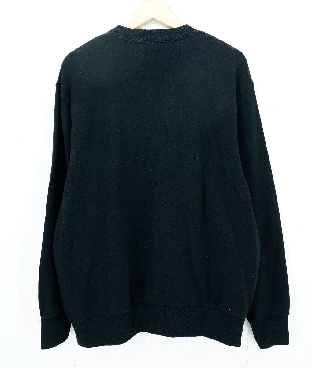 Sweatshirt Black ANGEL Slit Printed Cotton