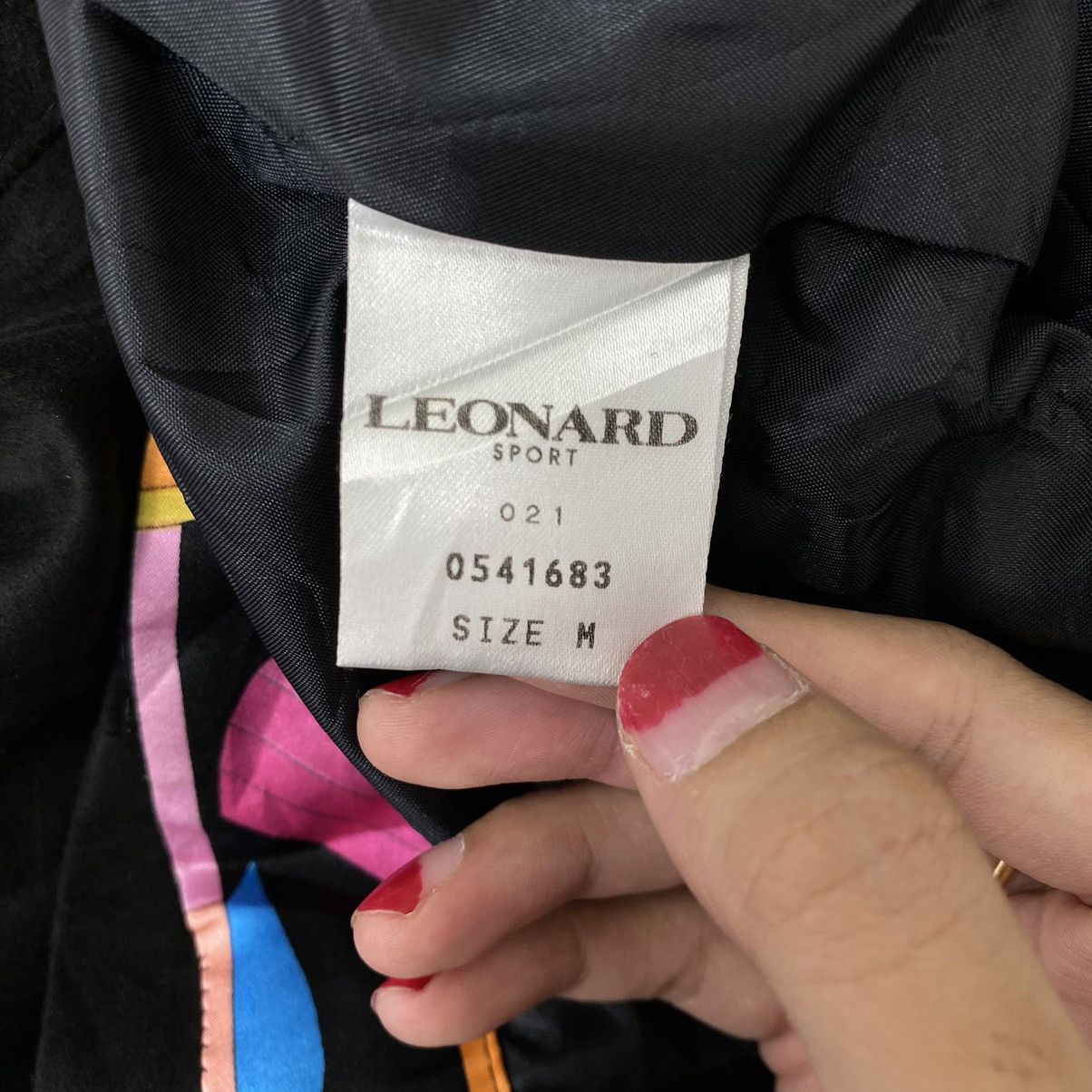 Japanese Brand Vintage LEONARD SPORT Japanese Brand Button Up Black Coat Size US M / EU 48-50 / 2 - 5 Thumbnail