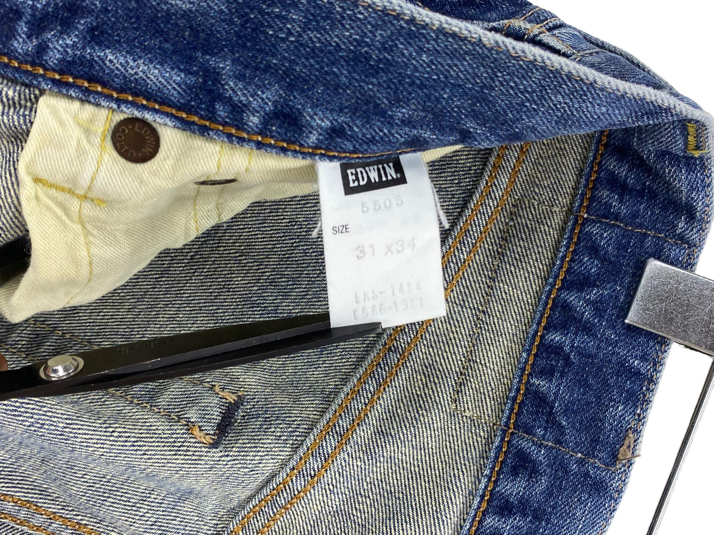 Edwin EDWIN Selvedge Jeans “Dirty” – Made in Japan 100% Cotton Size US 30 / EU 46 - 11 Thumbnail