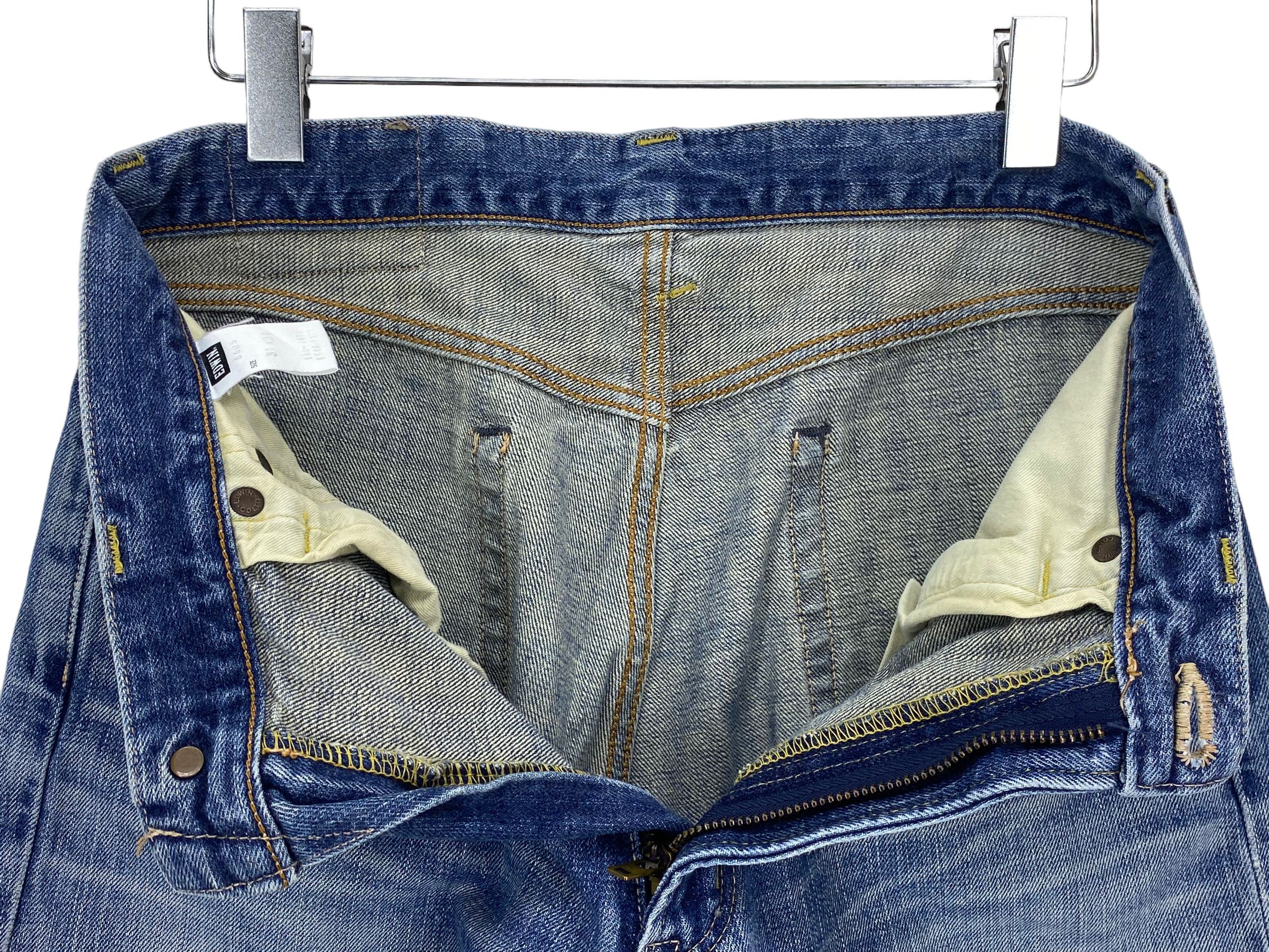 Edwin EDWIN Selvedge Jeans “Dirty” – Made in Japan 100% Cotton Size US 30 / EU 46 - 12 Thumbnail