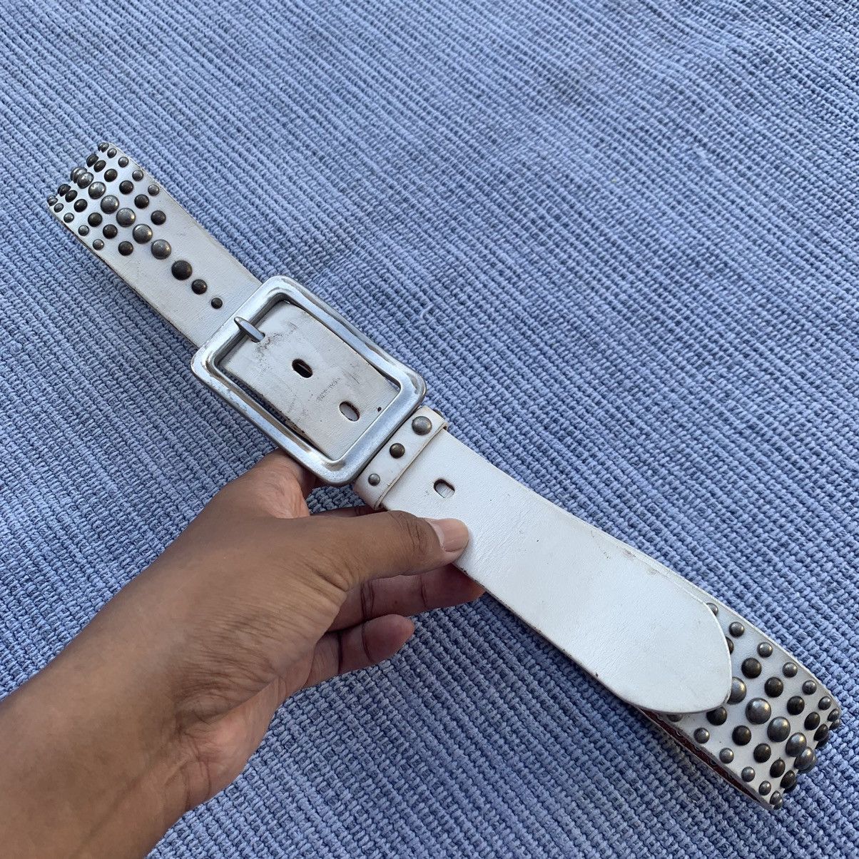 Japanese Brand Vintage studded white leather Size ONE SIZE - 5 Thumbnail