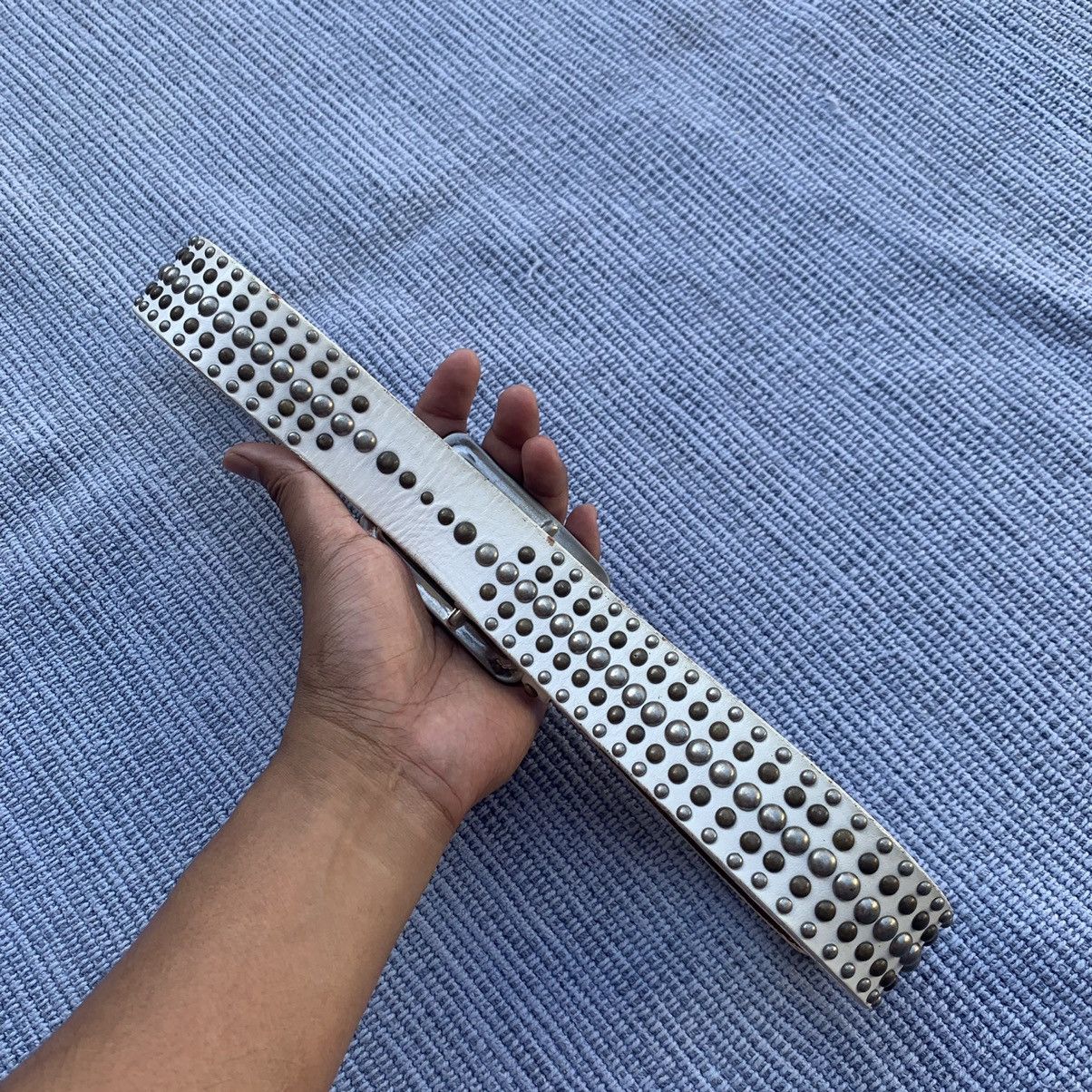 Japanese Brand Vintage studded white leather Size ONE SIZE - 3 Thumbnail