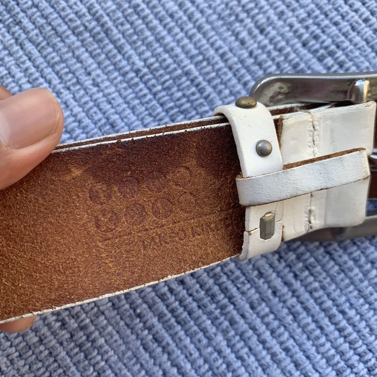 Japanese Brand Vintage studded white leather Size ONE SIZE - 4 Thumbnail
