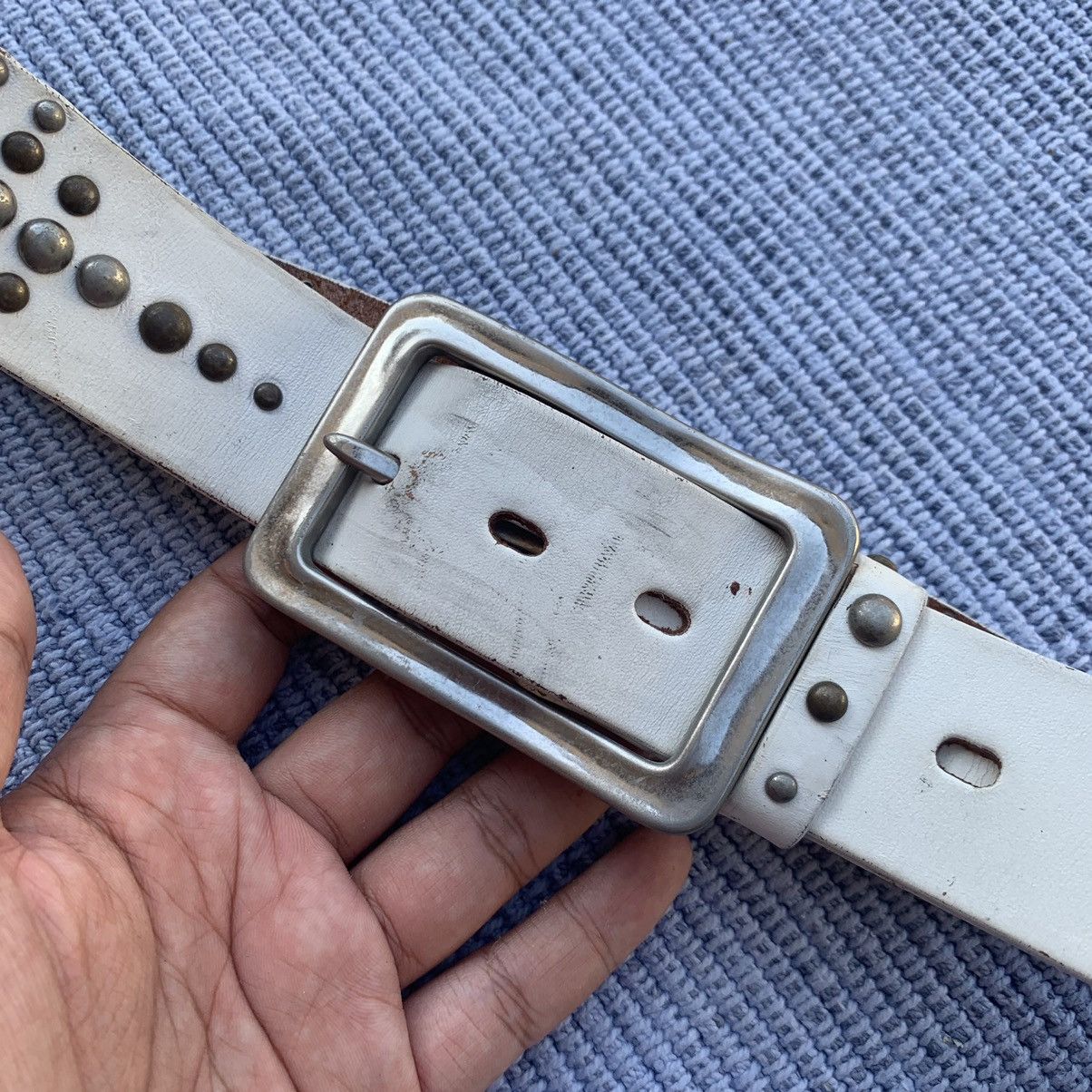 Japanese Brand Vintage studded white leather Size ONE SIZE - 2 Thumbnail