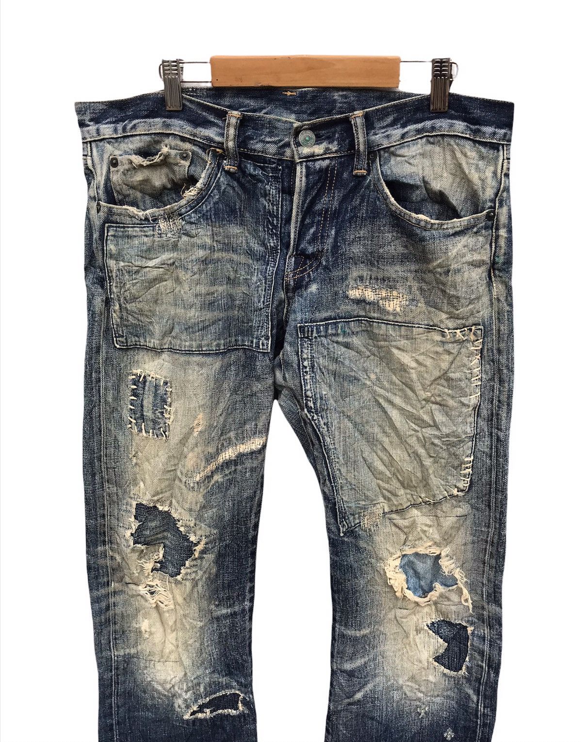 Eternal 🇯🇵Vintage Eternal distressed denim jeans Size US 32 / EU 48 - 2 Thumbnail