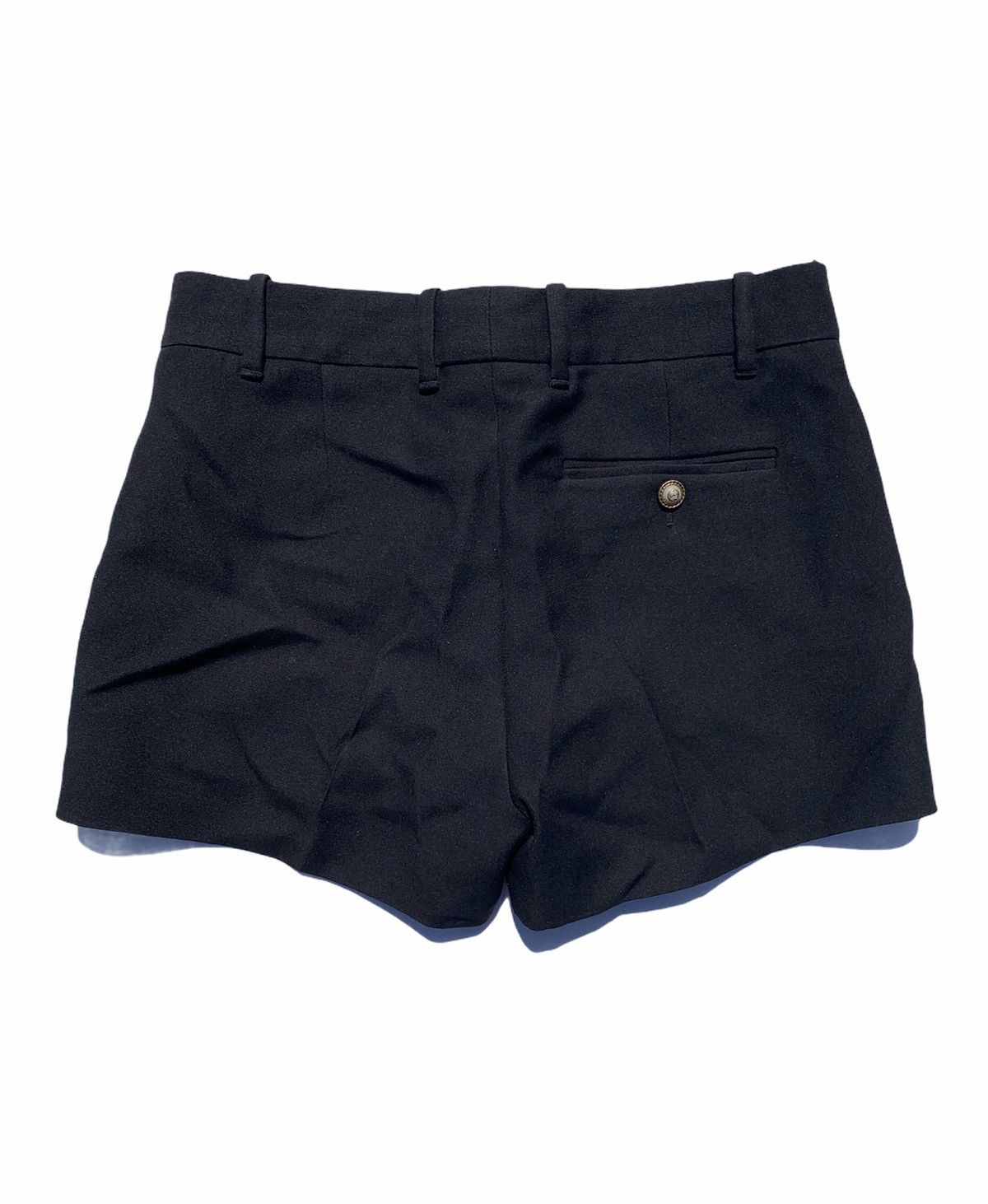 Gucci Gucci Black Silk Wool Tailored Shorts Size 36 Size 25" / US 0 / IT 36 - 2 Thumbnail