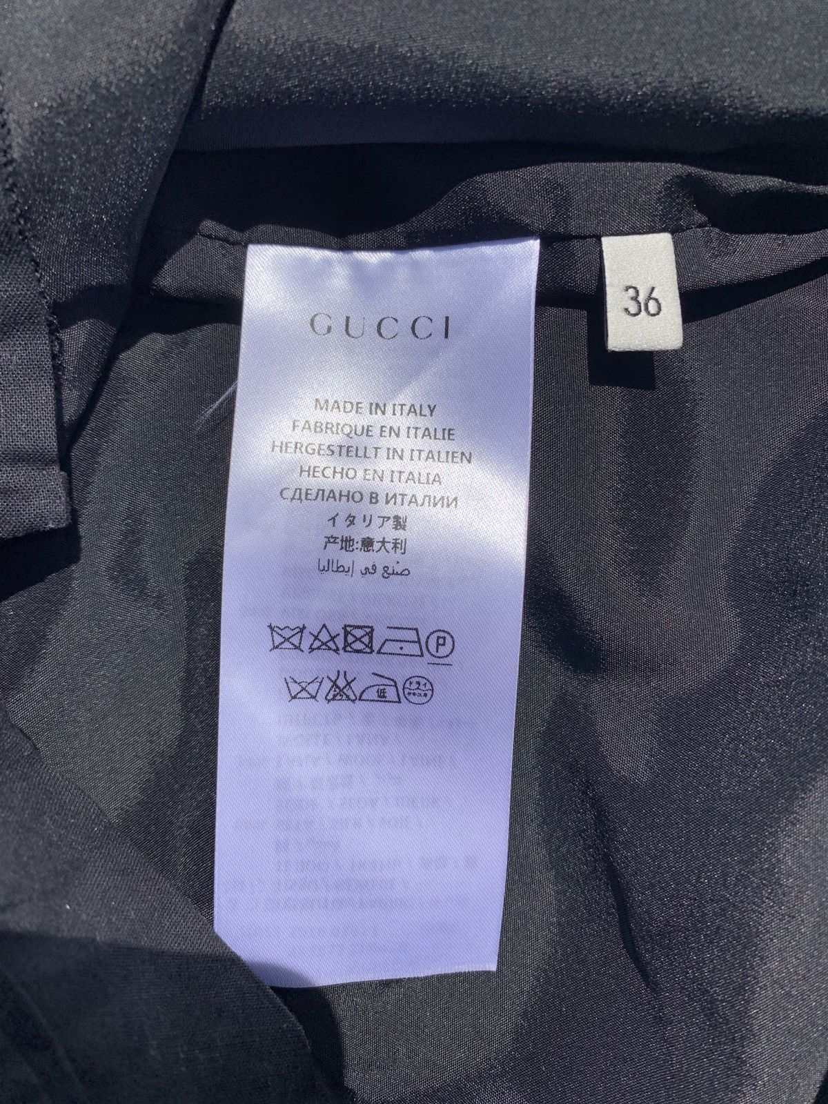 Gucci Gucci Black Silk Wool Tailored Shorts Size 36 Size 25" / US 0 / IT 36 - 4 Thumbnail