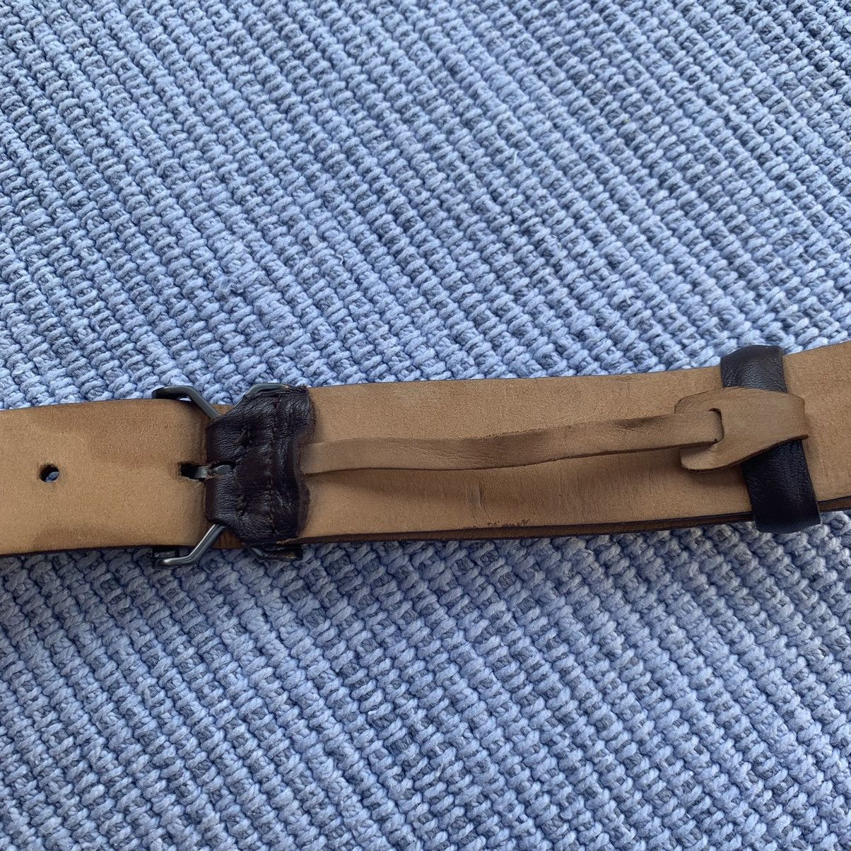 Giorgio Armani × Vintage Brown leather belt Size ONE SIZE - 5 Thumbnail