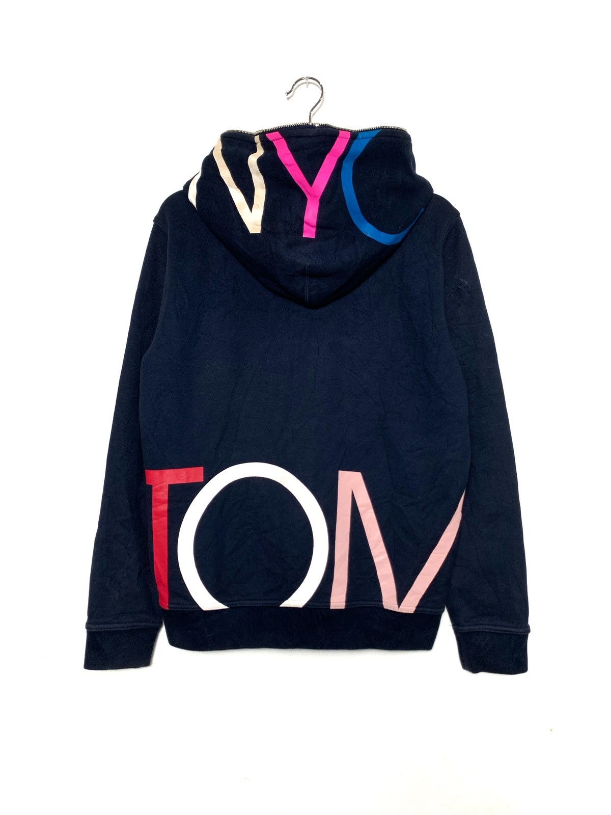Tommy Hilfiger Very Rare‼️ Tommy Hilfiger NyC Logo Full Zipper Hoodie Size US M / EU 48-50 / 2 - 2 Thumbnail
