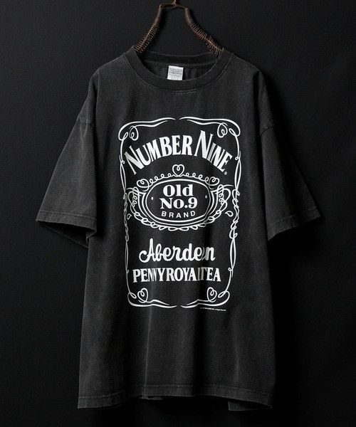 image of Number N Ine Number Nine Jack Daniels Old 9 Powder Breach T-Shirt in Black, Men's (Size XL)