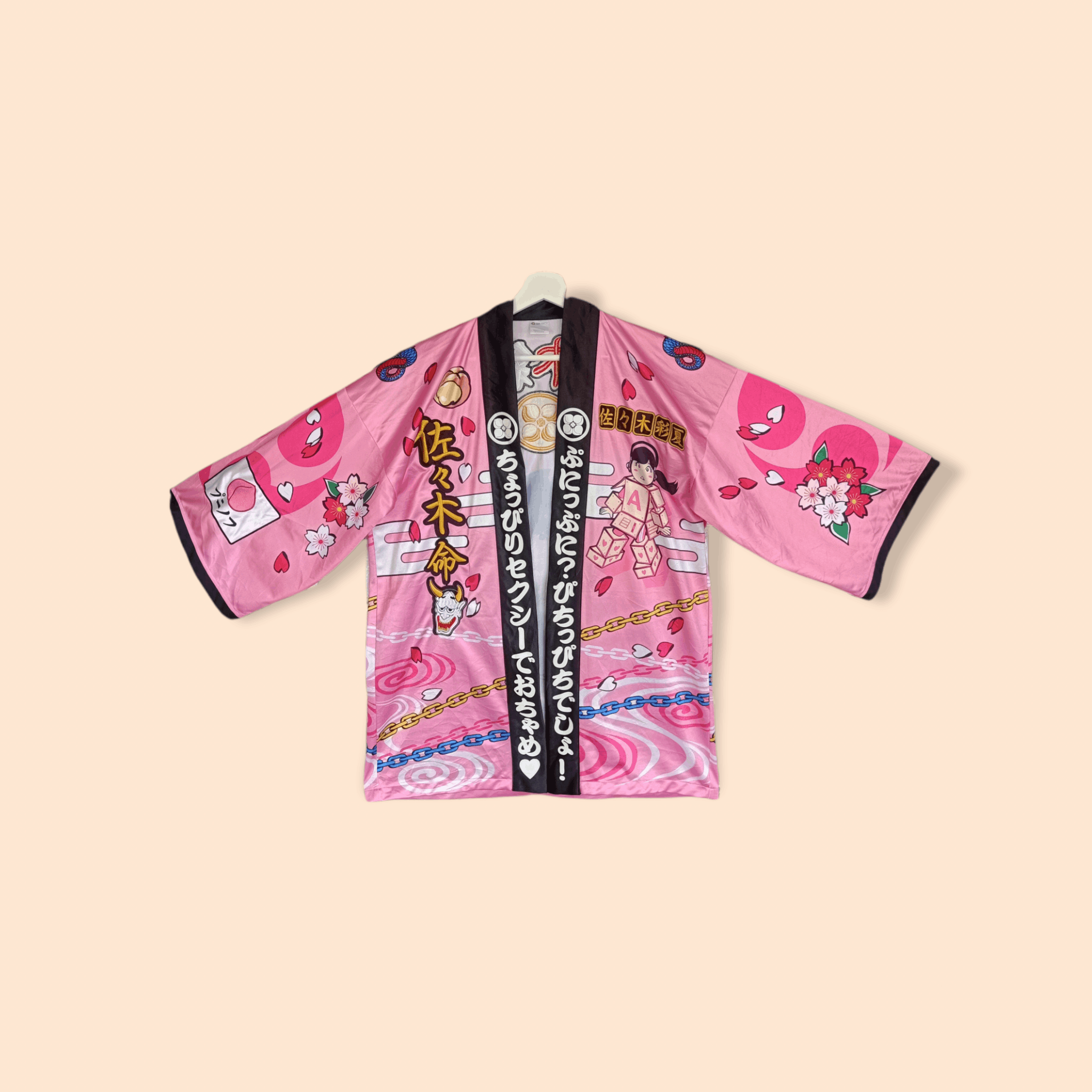 Japanese Brand × Vintage Japanese Pink Kimono Size US L / EU 52-54 / 3 - 2 Thumbnail