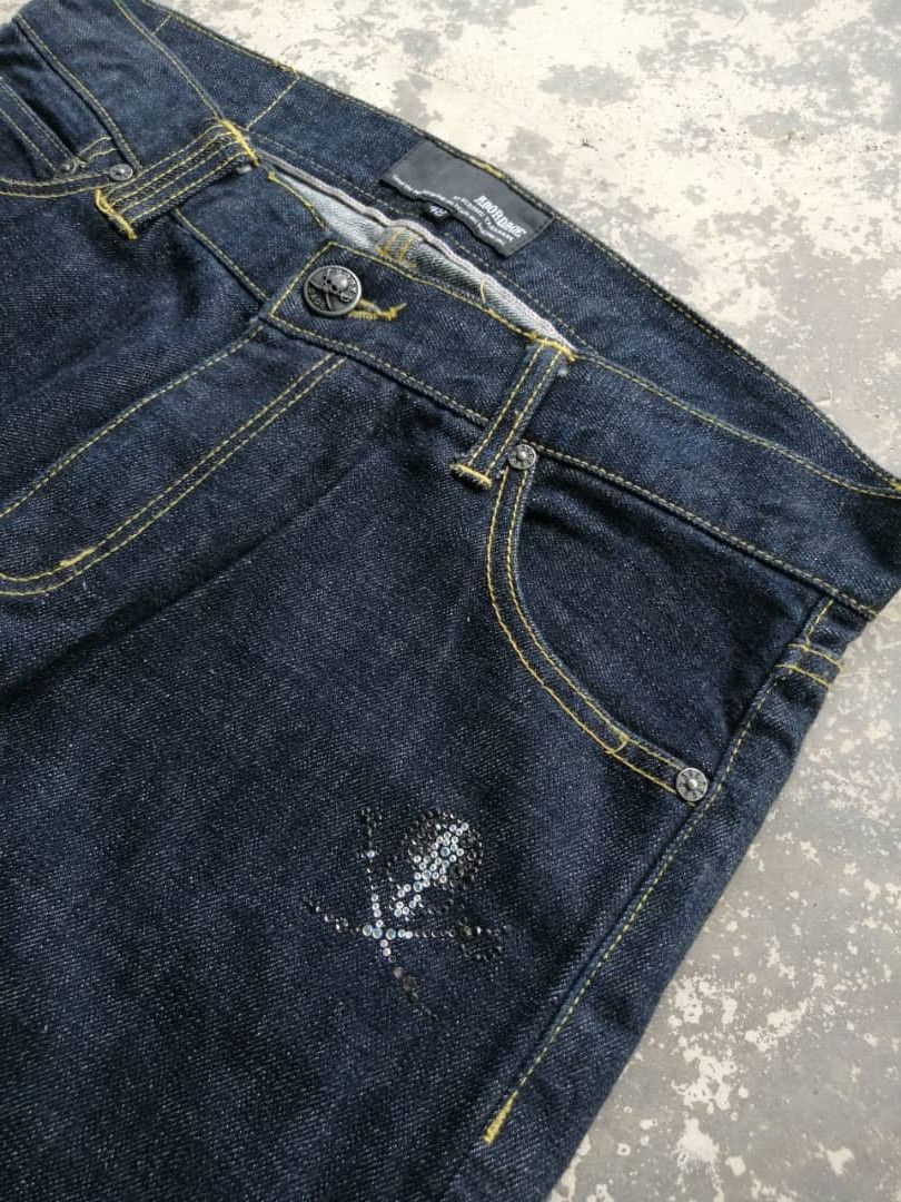 Japanese Brand SICKS💥ABORDAGE by HIROMU TAKAHARA Redline Jeans Size US 34 / EU 50 - 8 Thumbnail