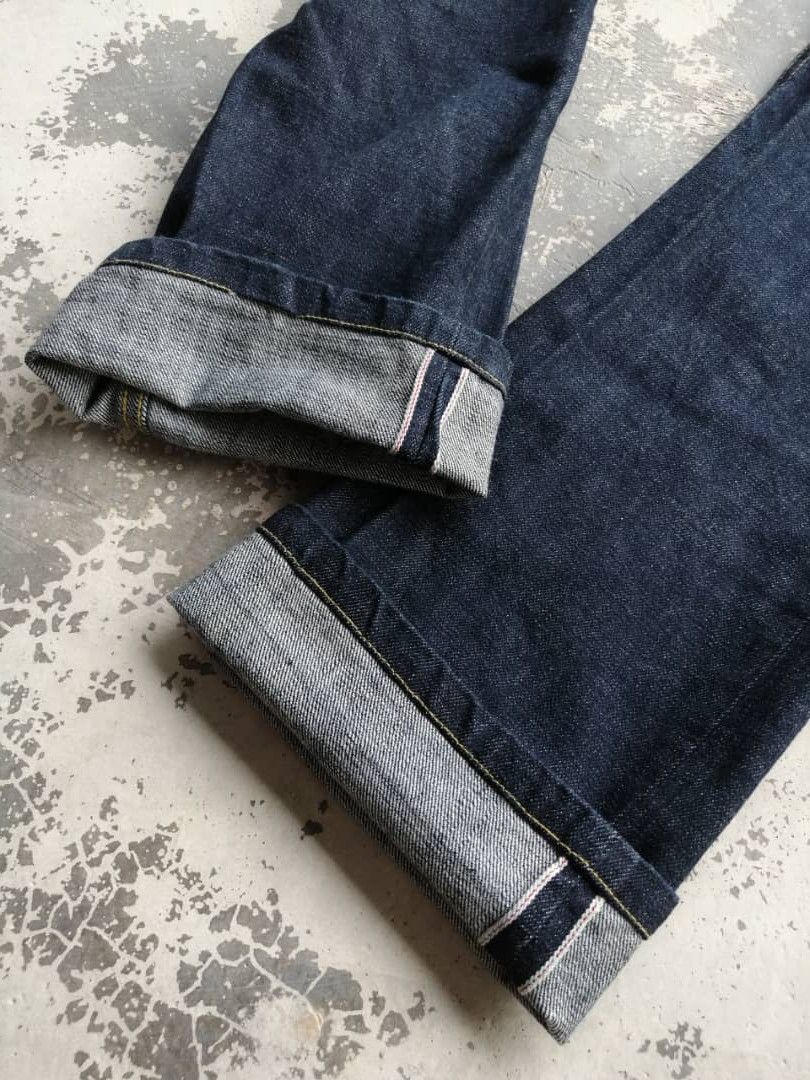 Japanese Brand SICKS💥ABORDAGE by HIROMU TAKAHARA Redline Jeans Size US 34 / EU 50 - 5 Thumbnail