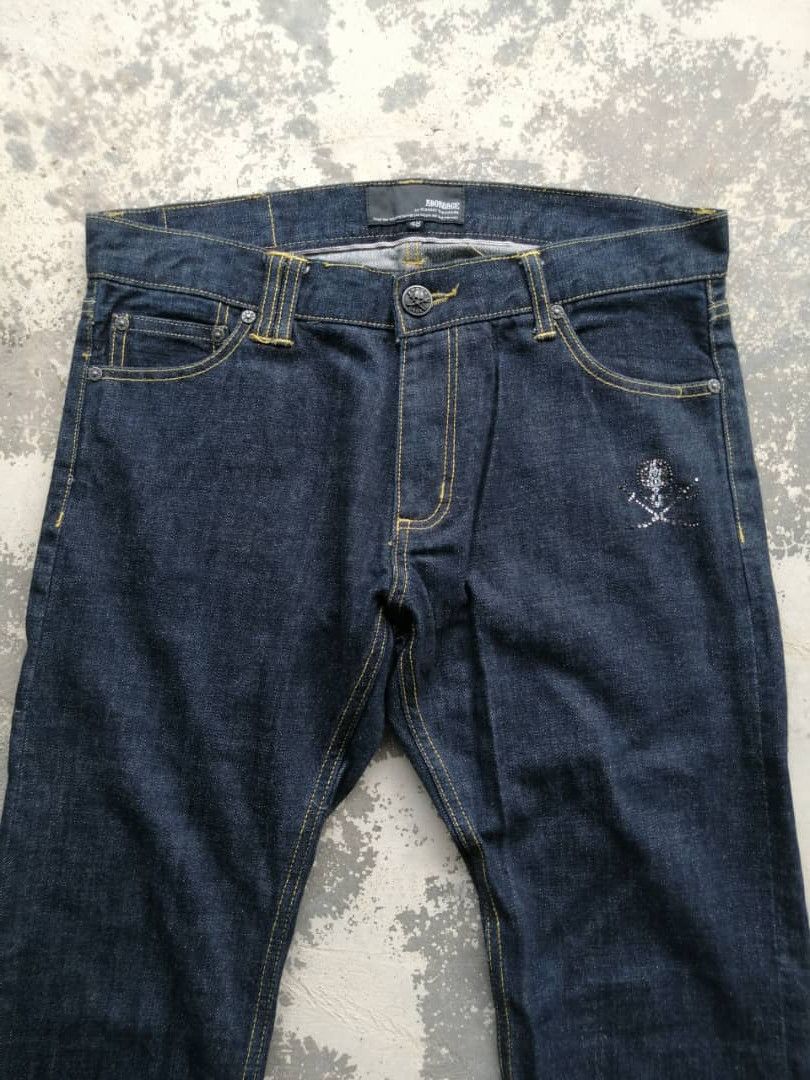 Japanese Brand SICKS💥ABORDAGE by HIROMU TAKAHARA Redline Jeans Size US 34 / EU 50 - 4 Thumbnail