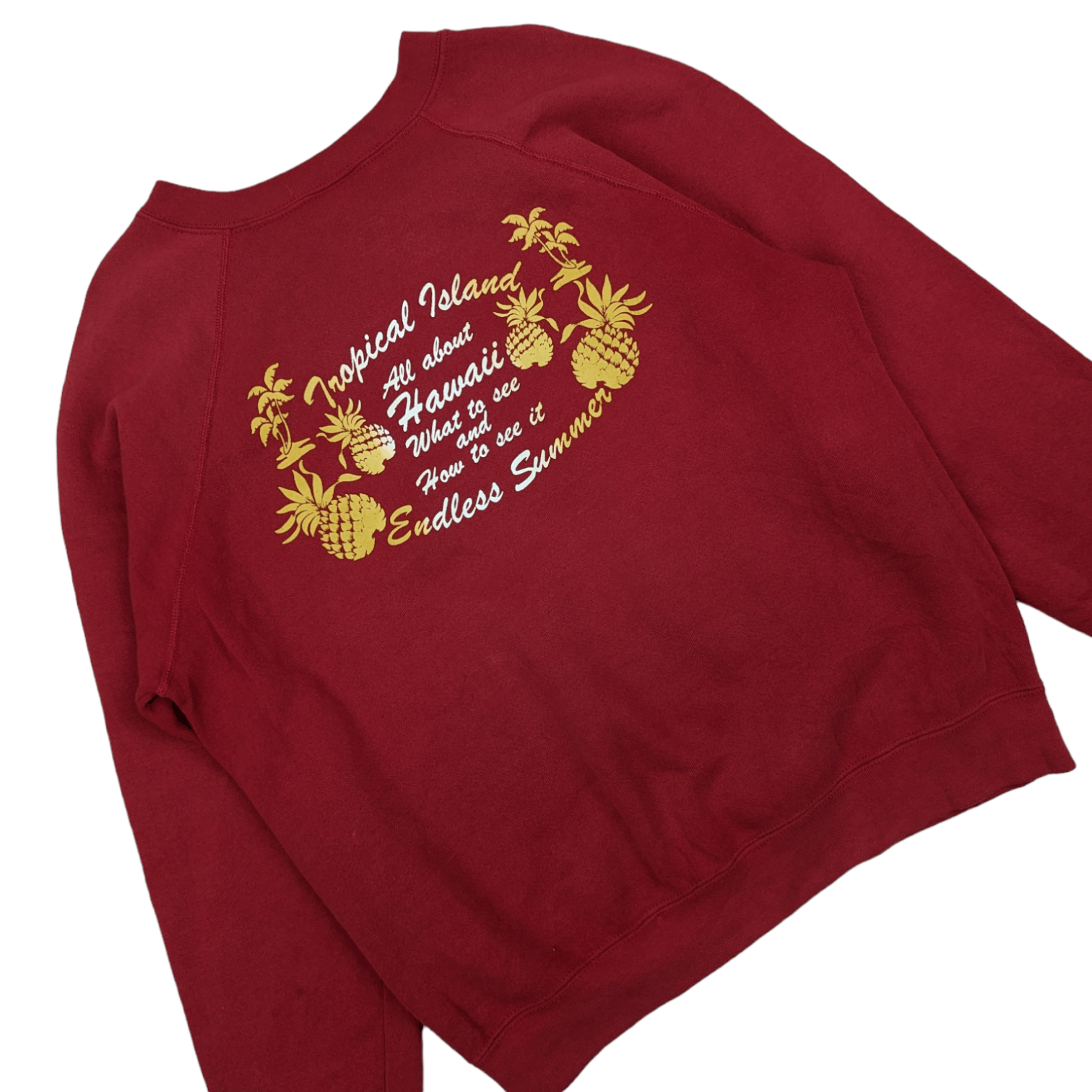 Edwin Vintage 80's EDWIN Hawaii Made In USA Jumper Sweatshirt Size US L / EU 52-54 / 3 - 6 Thumbnail
