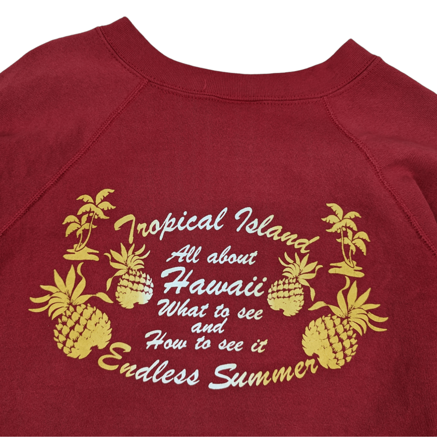 Edwin Vintage 80's EDWIN Hawaii Made In USA Jumper Sweatshirt Size US L / EU 52-54 / 3 - 8 Thumbnail