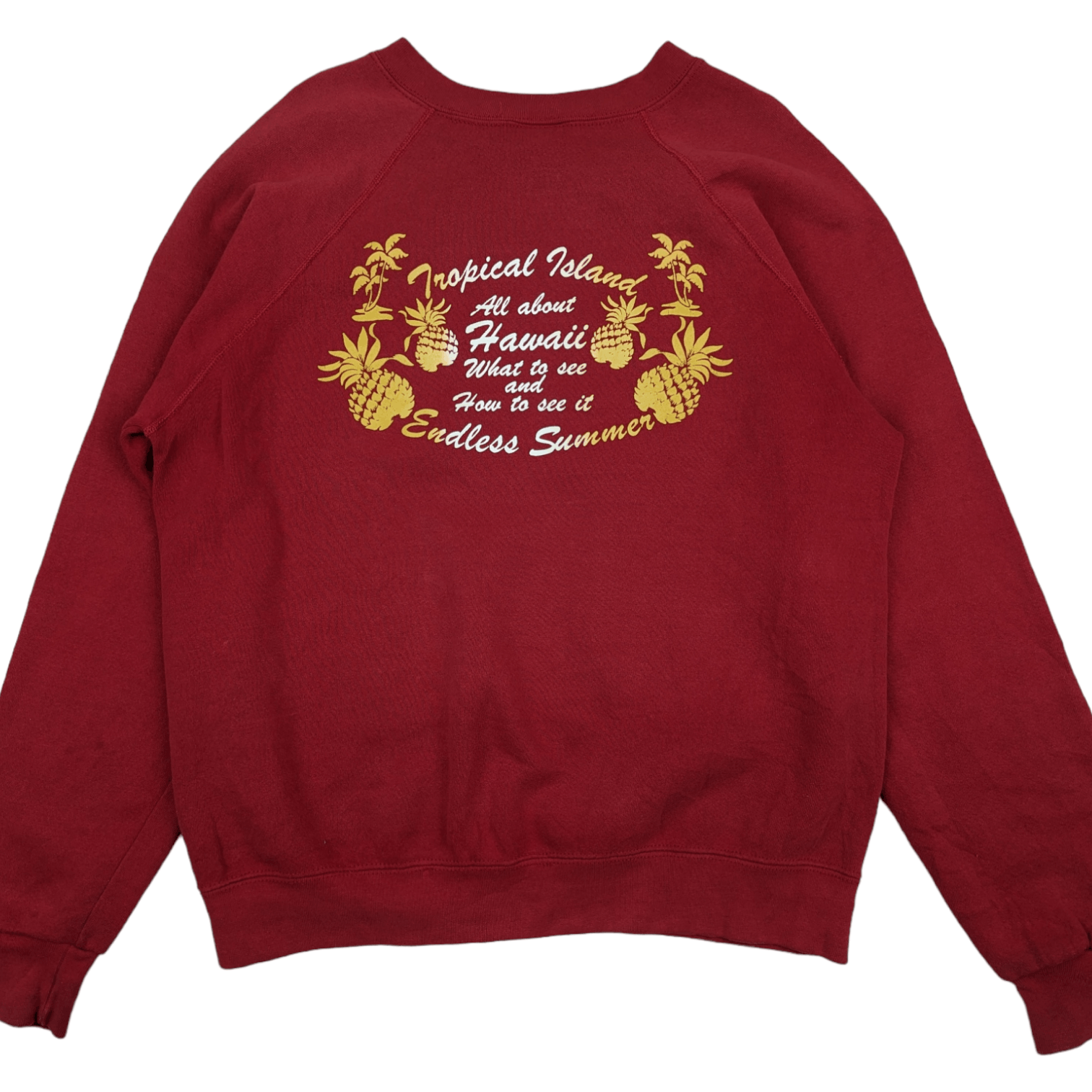Edwin Vintage 80's EDWIN Hawaii Made In USA Jumper Sweatshirt Size US L / EU 52-54 / 3 - 7 Thumbnail