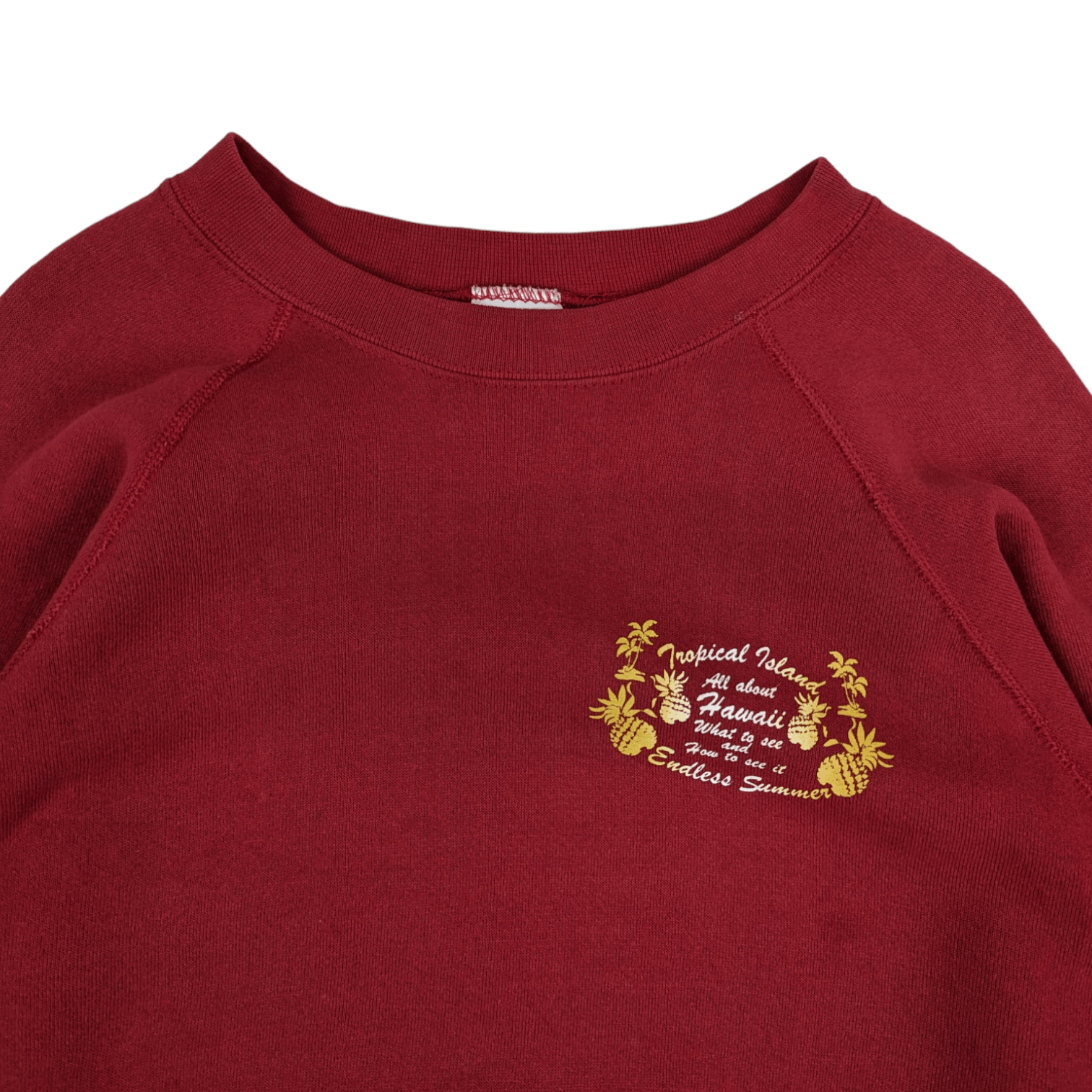 Edwin Vintage 80's EDWIN Hawaii Made In USA Jumper Sweatshirt Size US L / EU 52-54 / 3 - 4 Thumbnail