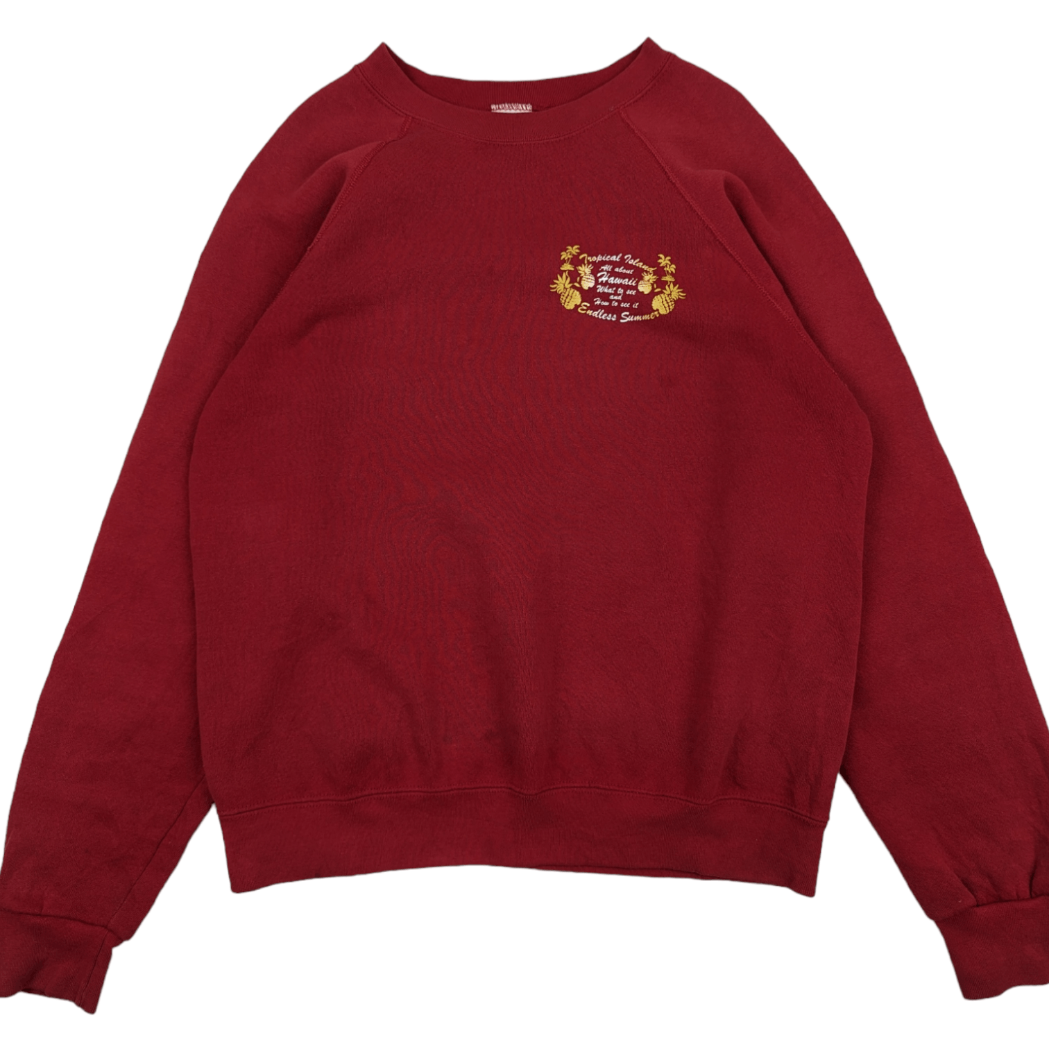 Edwin Vintage 80's EDWIN Hawaii Made In USA Jumper Sweatshirt Size US L / EU 52-54 / 3 - 2 Thumbnail