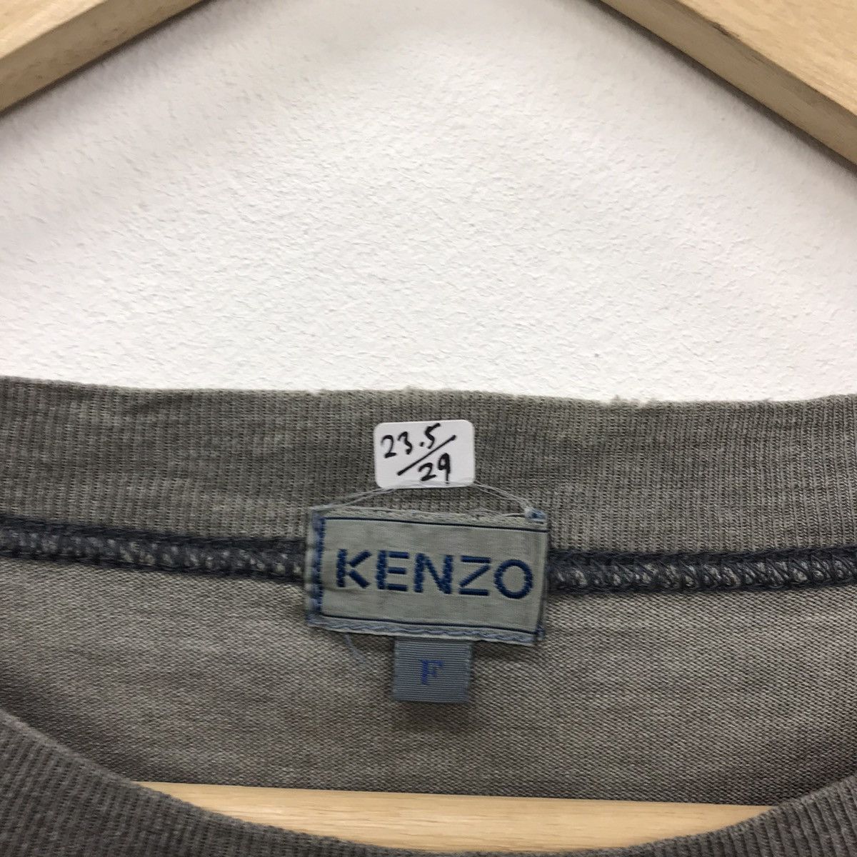 Designer × Kenzo Rare!! Vintage Kenzo Design Graphic Tee Size US XL / EU 56 / 4 - 14 Thumbnail
