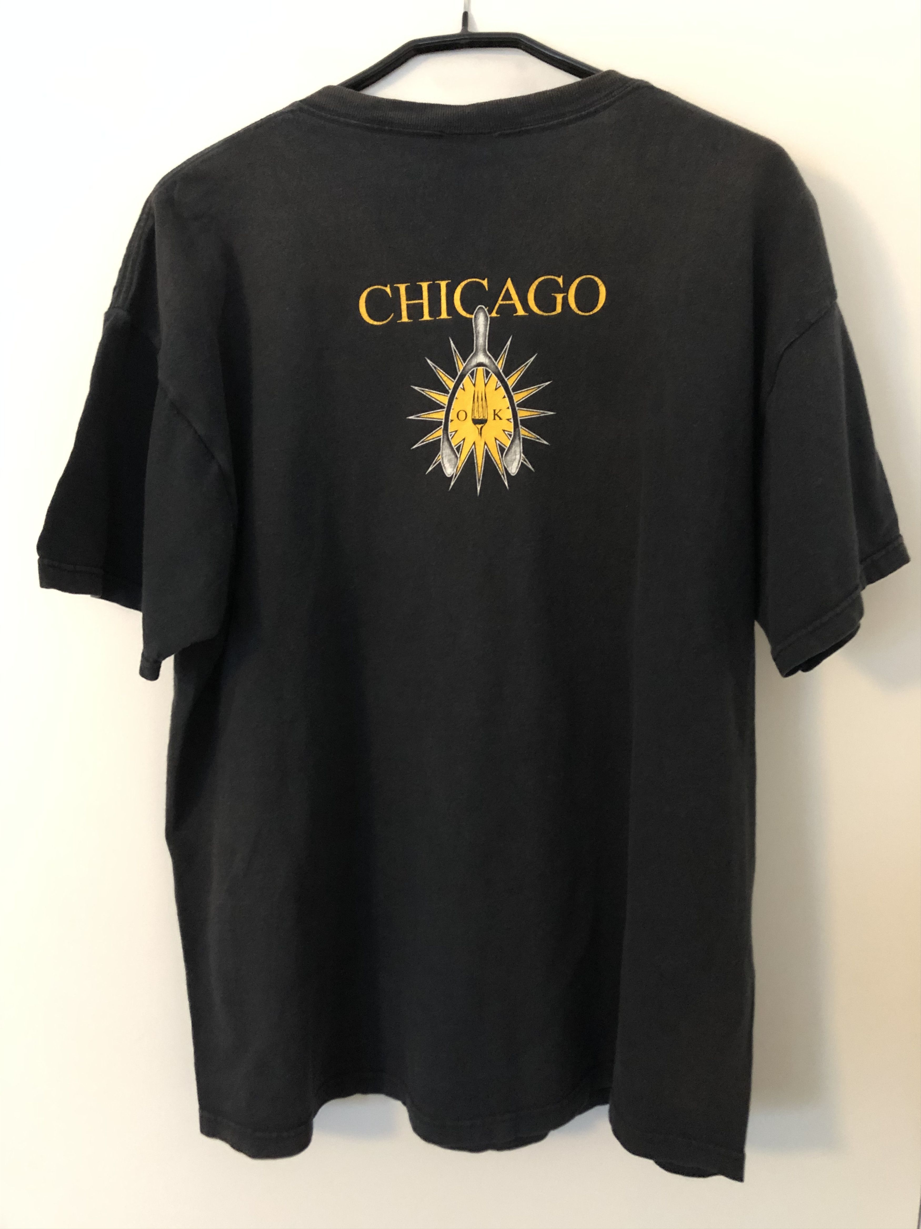 Vintage Faded dog wishbone Chicago Bulls Fruit of the loom Size US XL / EU 56 / 4 - 4 Thumbnail