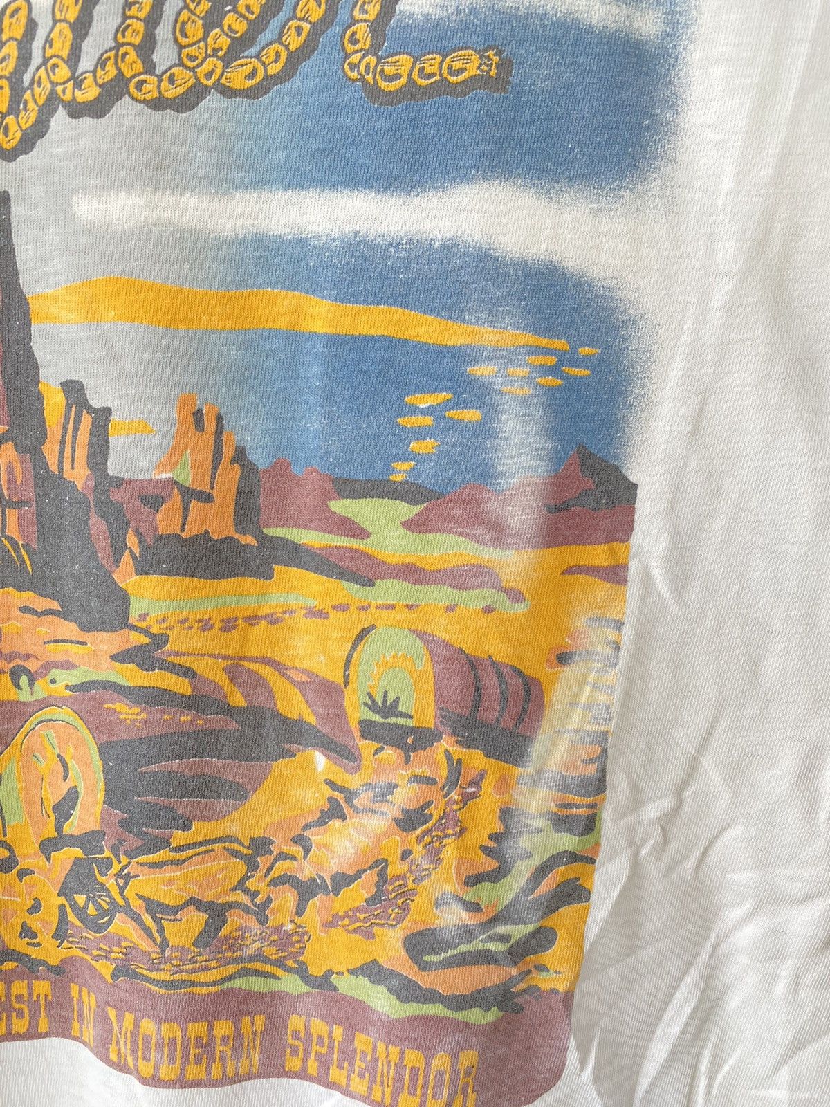 Vintage Vintage 90s Distressed The New Frontier Longsleeve Tees Size US XL / EU 56 / 4 - 6 Thumbnail