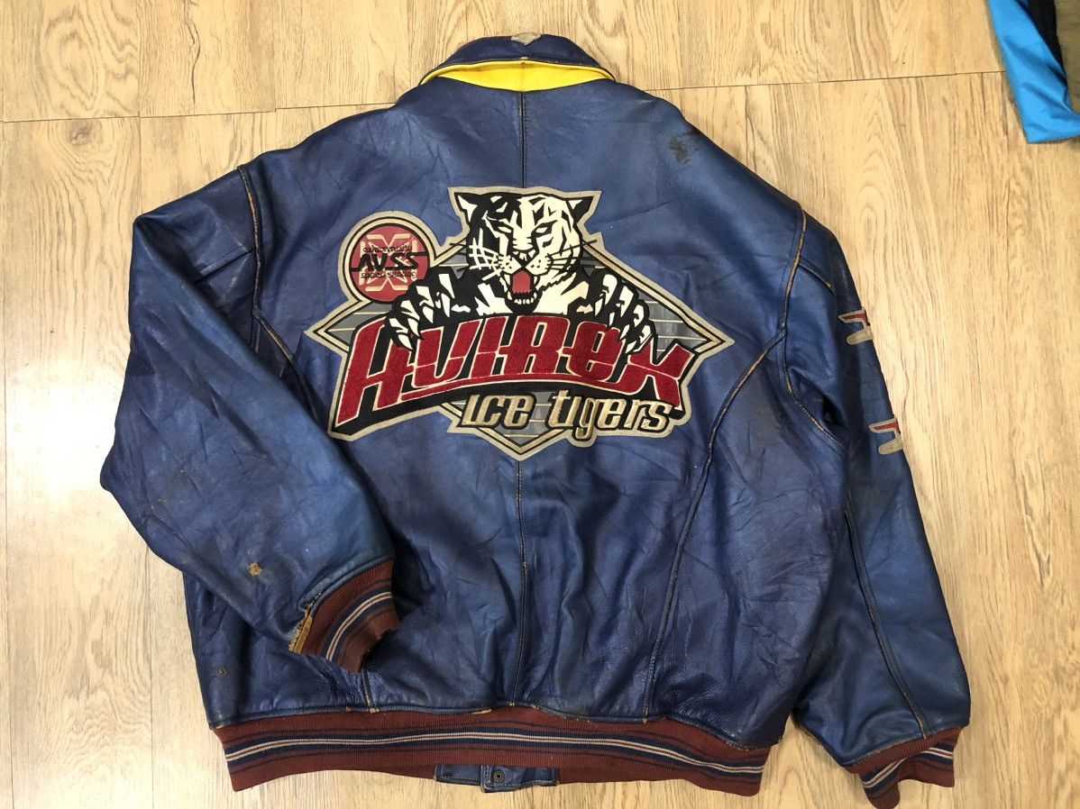 Avirex Varsity Jacket × Leather Jacket × Vintage Trashed