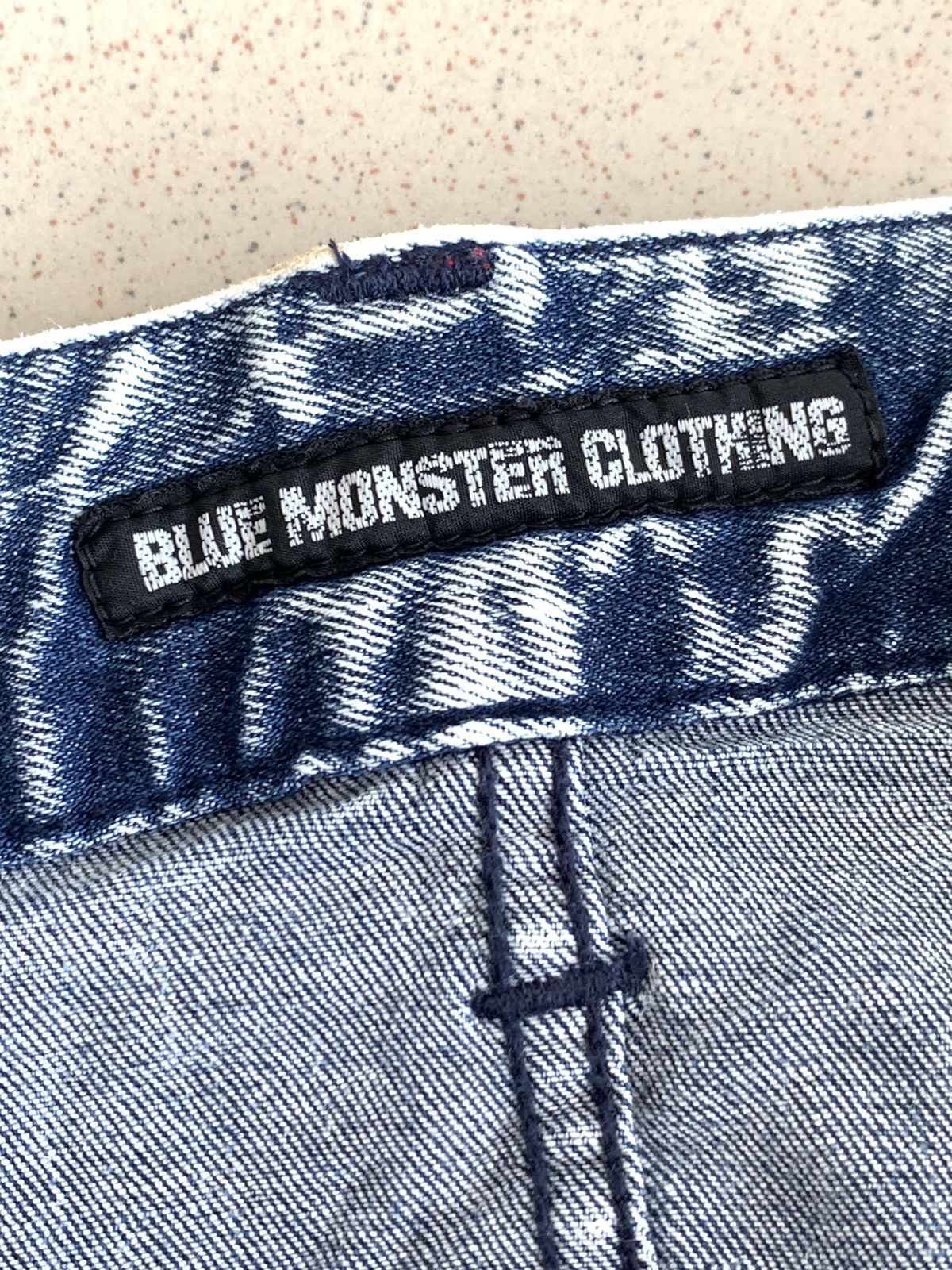 Japanese Brand Blue Monster Motorcycle Cargos Jeans Denim Pant Size US 31 - 8 Thumbnail