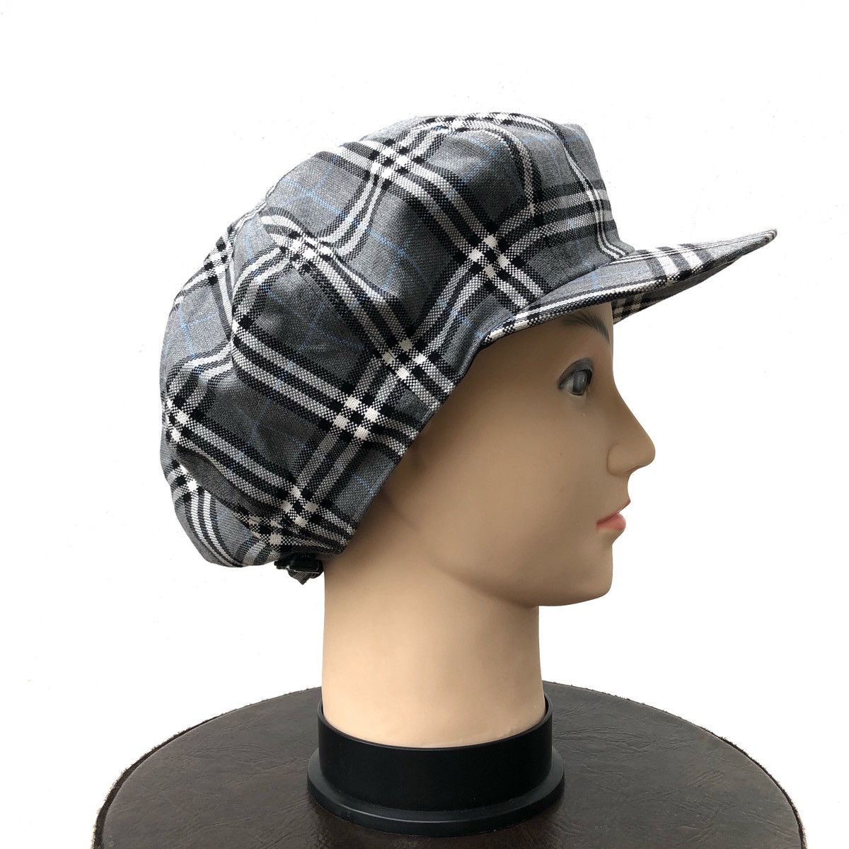 Burberry Burberry Black Label Novacheck Newsboy Grey Cap Size ONE SIZE - 6 Thumbnail