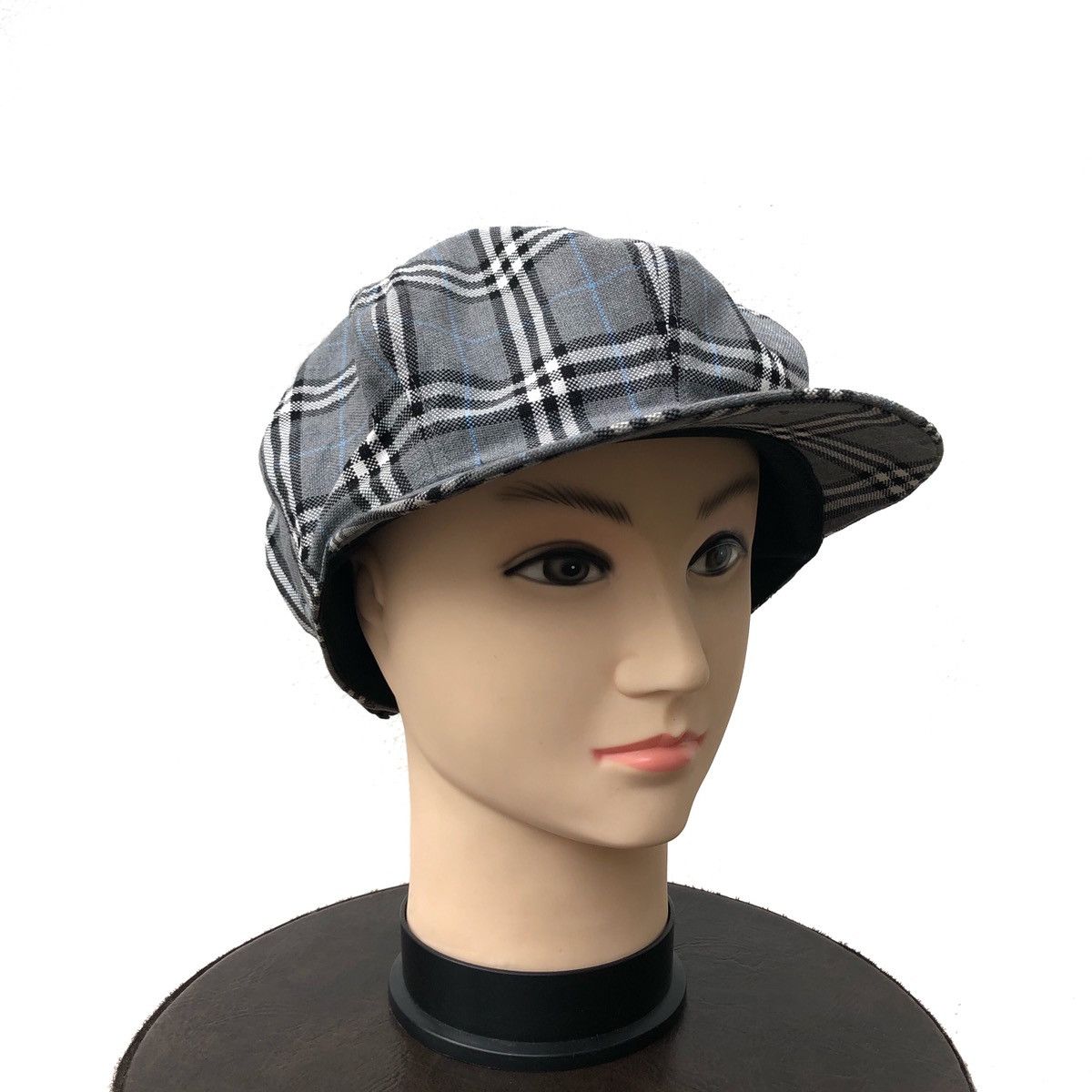 Burberry Burberry Black Label Novacheck Newsboy Grey Cap Size ONE SIZE - 3 Thumbnail