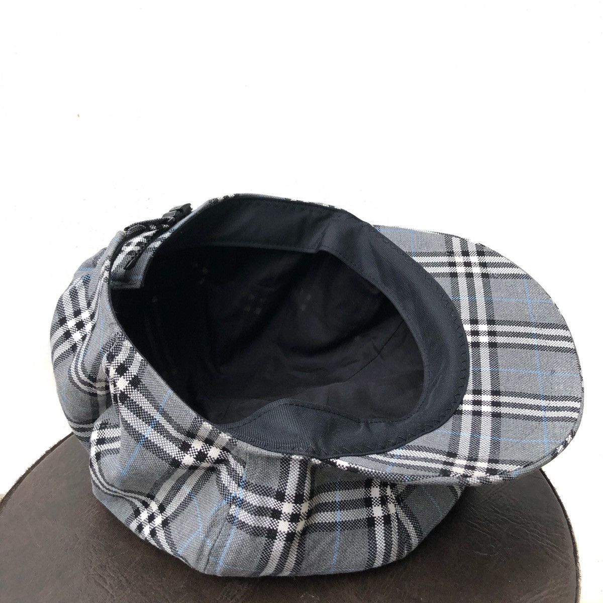 Burberry Burberry Black Label Novacheck Newsboy Grey Cap Size ONE SIZE - 14 Thumbnail