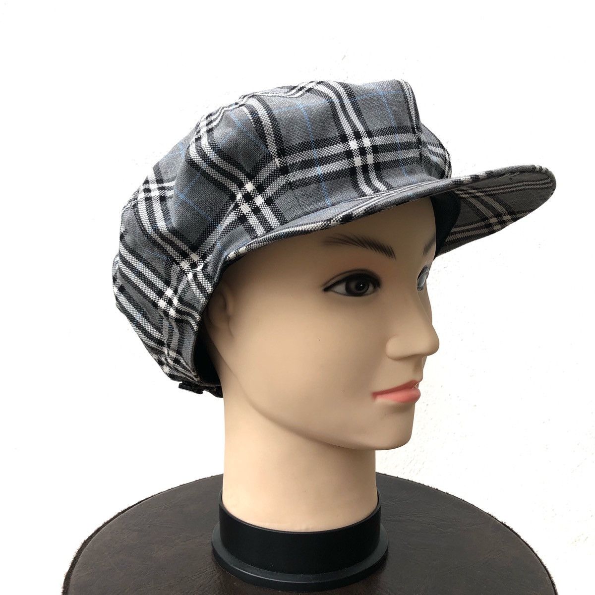 Burberry Burberry Black Label Novacheck Newsboy Grey Cap Size ONE SIZE - 1 Thumbnail