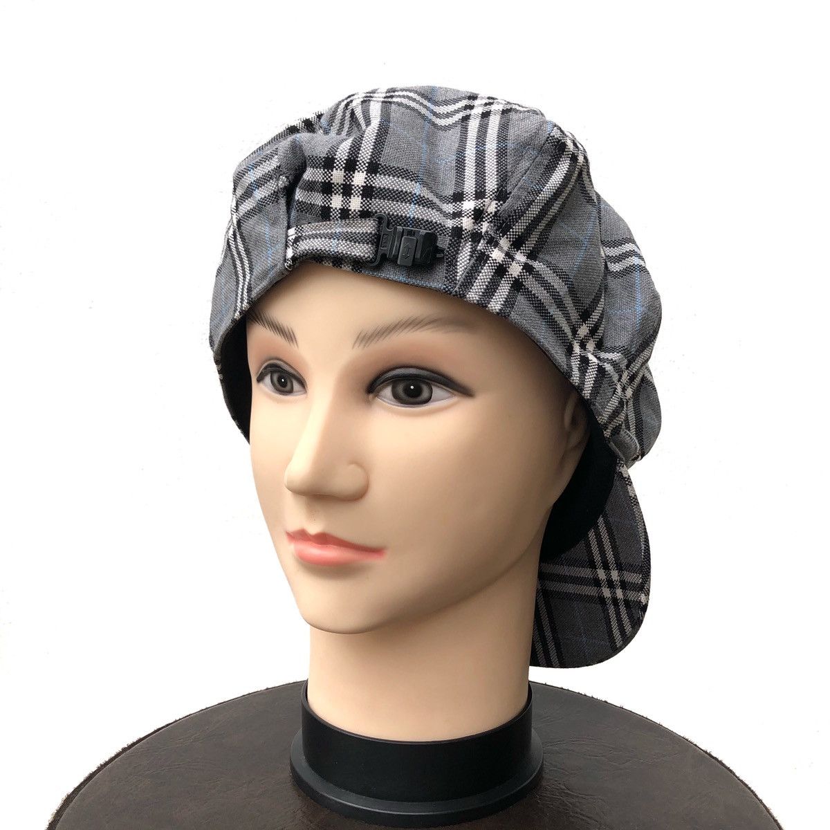 Burberry Burberry Black Label Novacheck Newsboy Grey Cap Size ONE SIZE - 4 Thumbnail