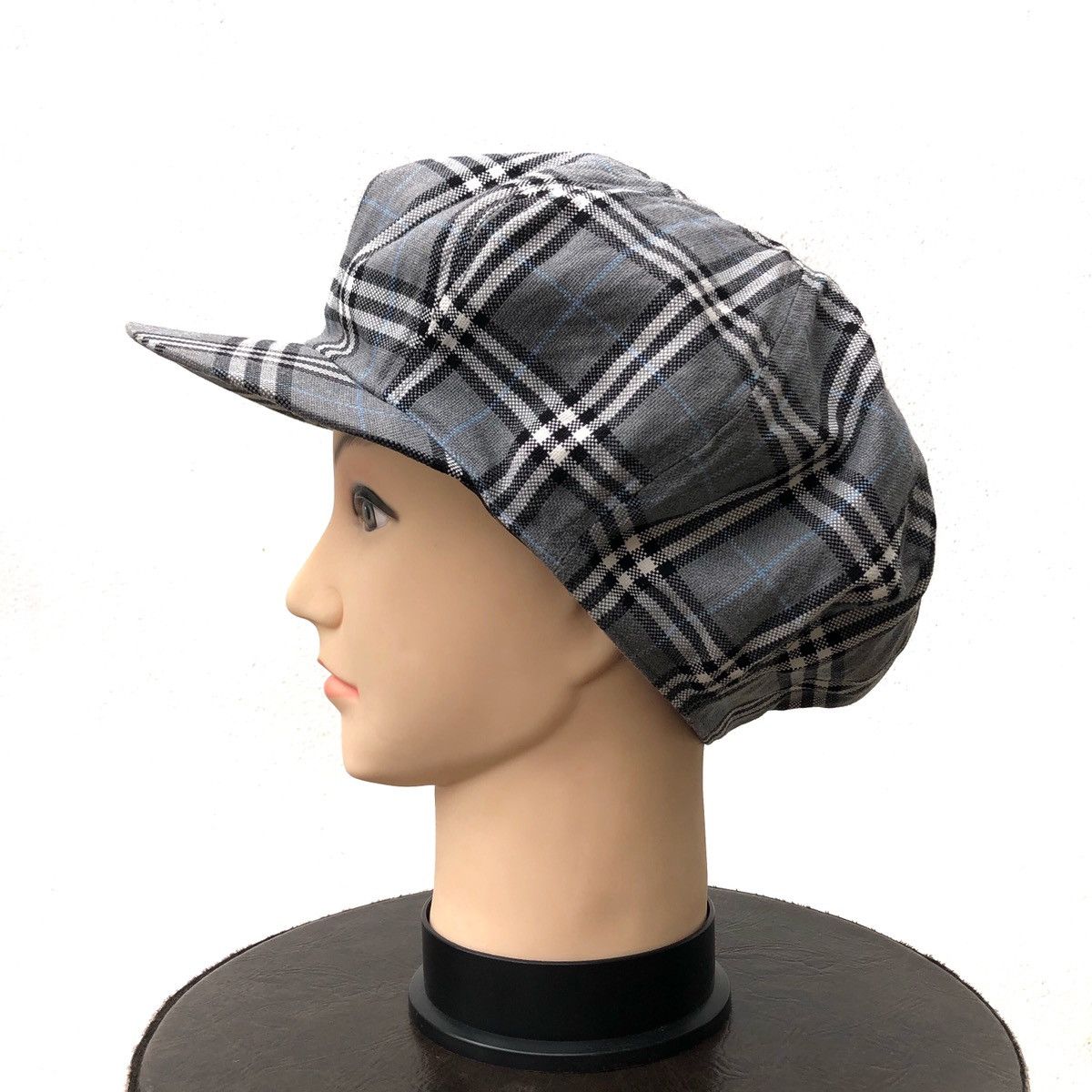 Burberry Burberry Black Label Novacheck Newsboy Grey Cap Size ONE SIZE - 8 Thumbnail